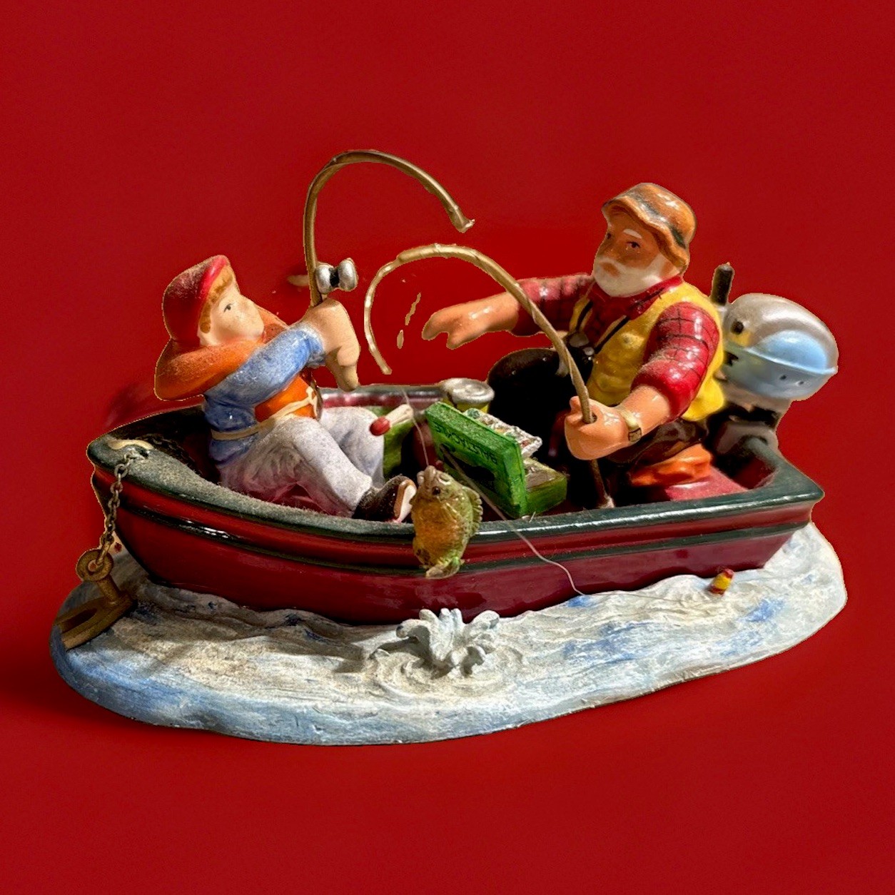 Department 56 The Original Snow Village The Catch Of The Day Intro 98 Retired 01