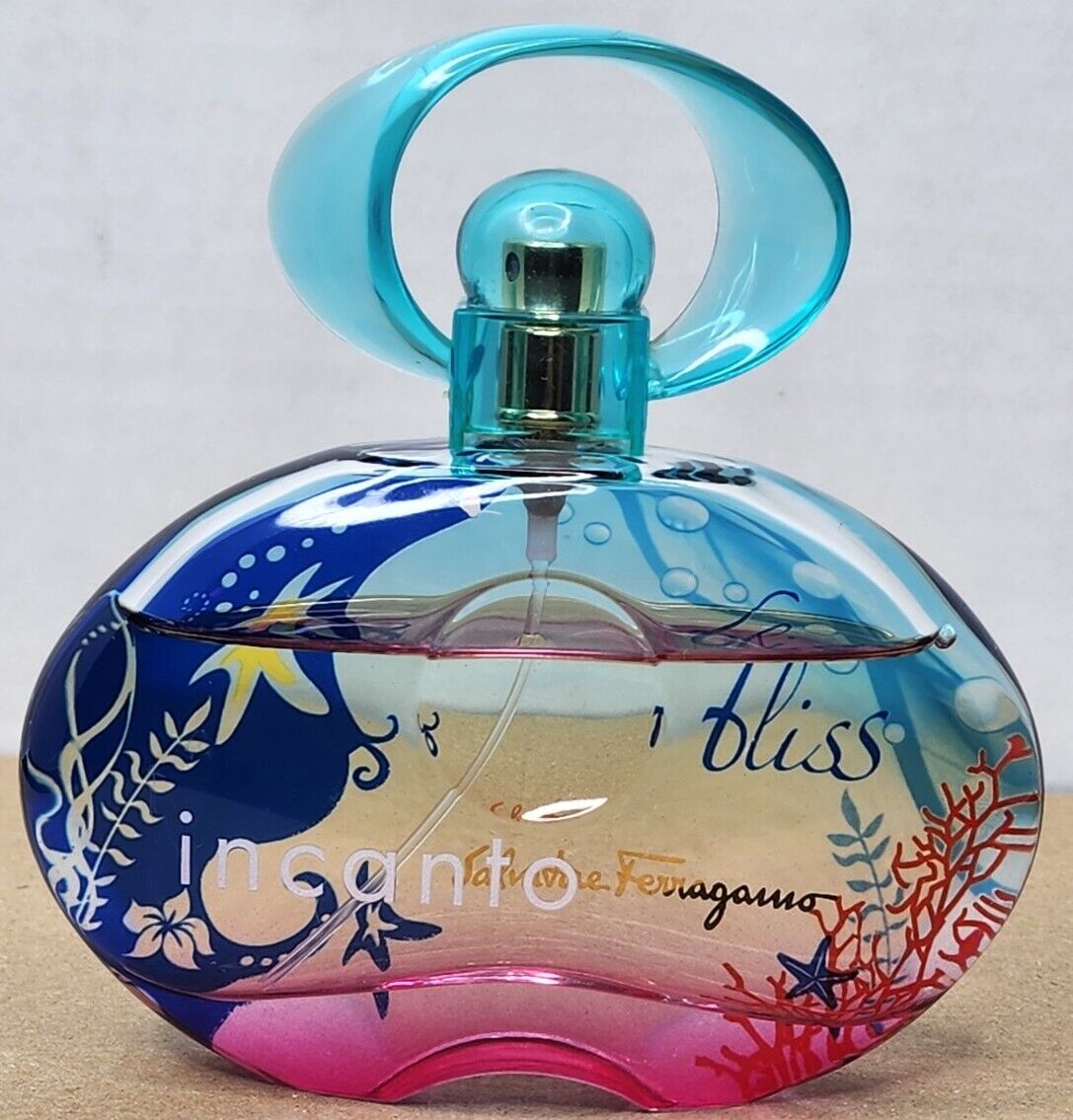 Incanto Bliss by Salvatore Ferragamo Women's Perfume EDT 3.4 oz Sp Rare 75%