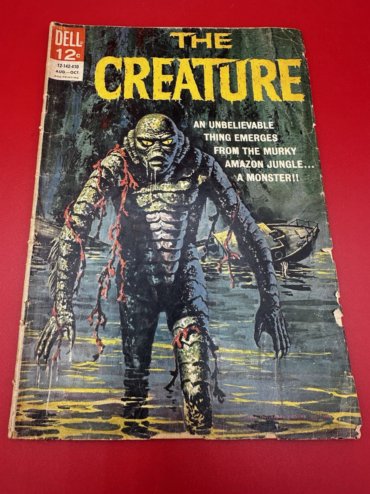 The Creature #1 Dell 1964 2nd Print Creature Black Lagoon Horror Comic
