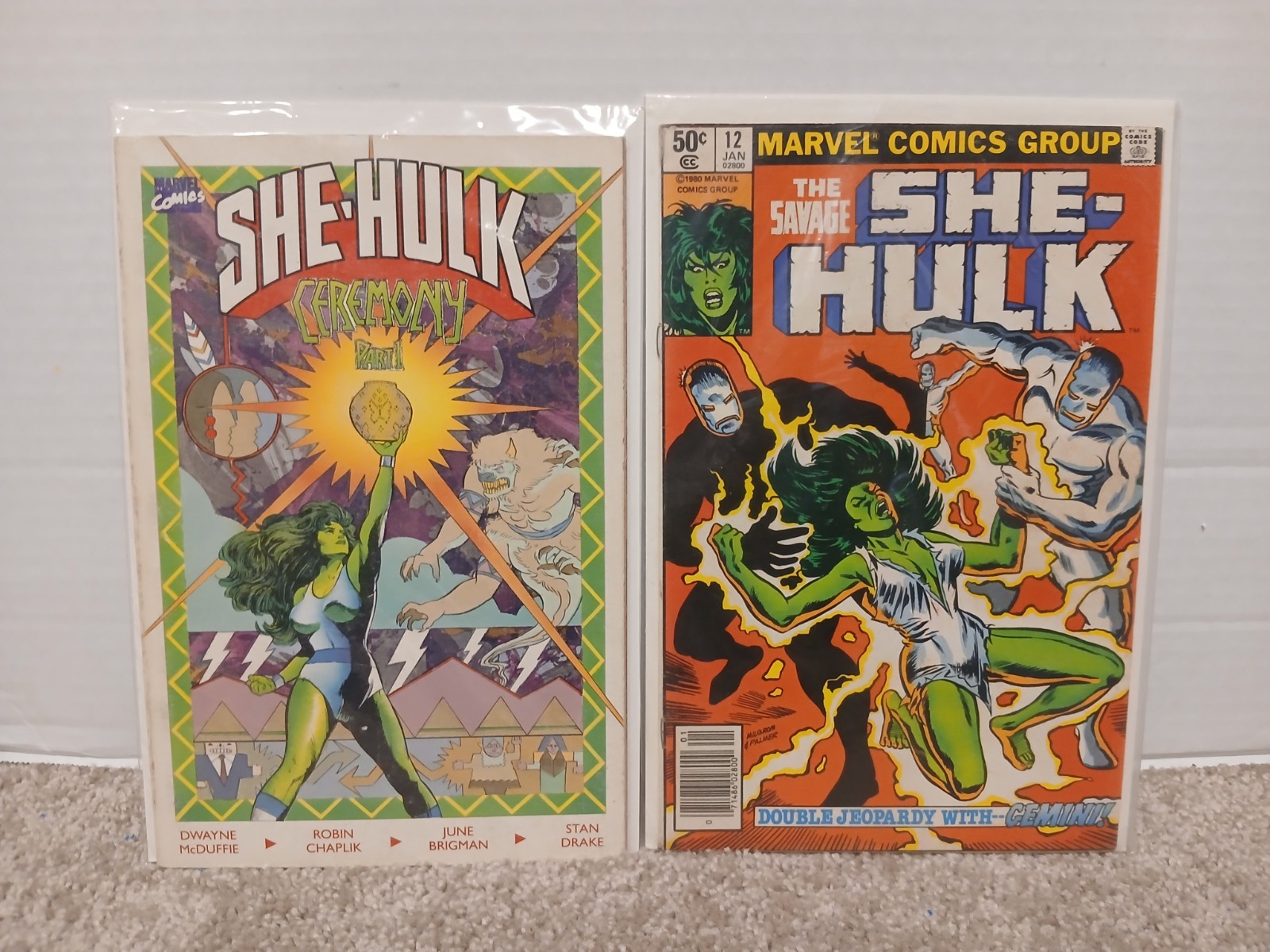 Lot Of 2 Marvel Comics The Savage She Hulk Ceremony Lot Of 2 Marvel Comics The Savage She Hulk Ceremony