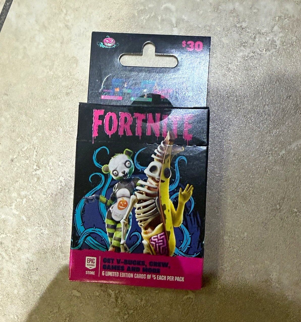 Fortnite Limited Edition Fortnitemare Party Pack Cards SEALED