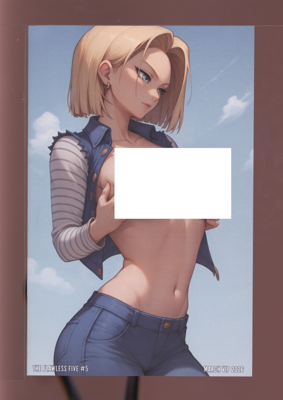 The Flawless Five #5C by FlowerXL Kamehameha Android 18