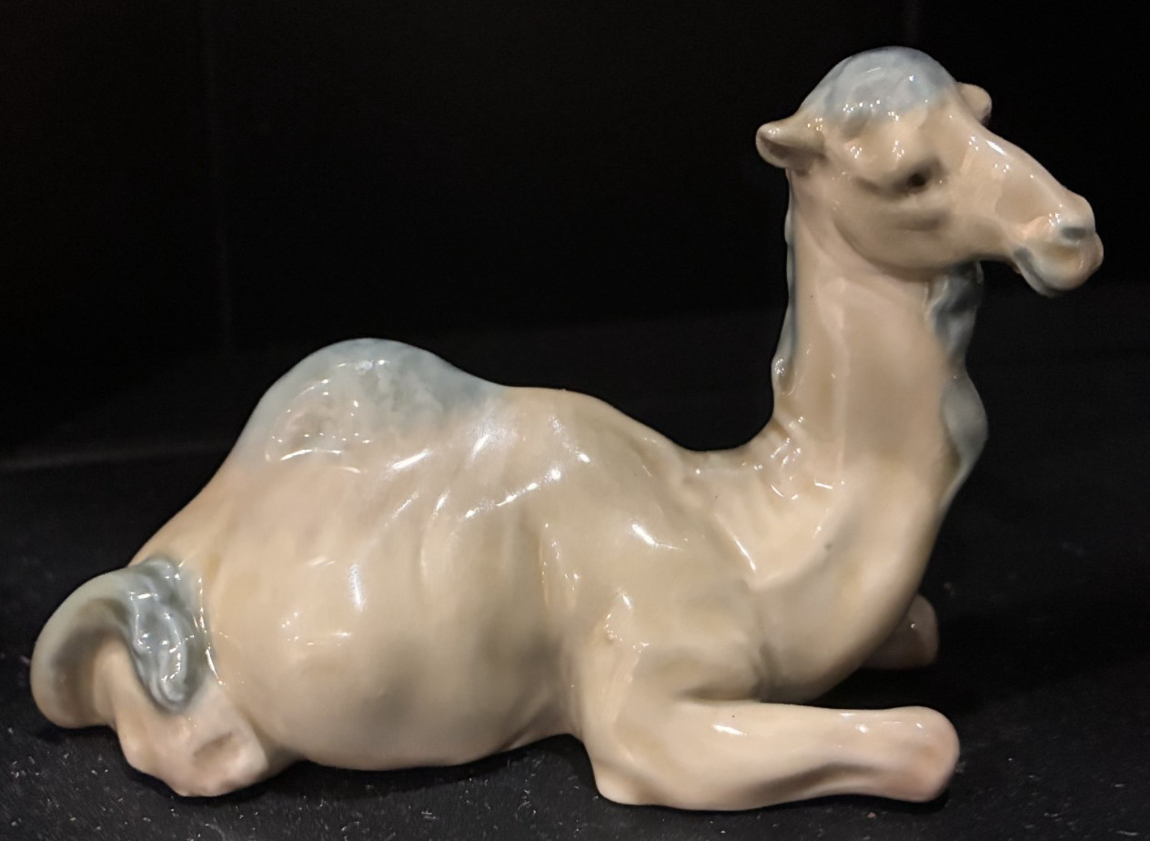 LLADRO 8247 Mini Camel Retired Mint Condition Grey Lladro RARE