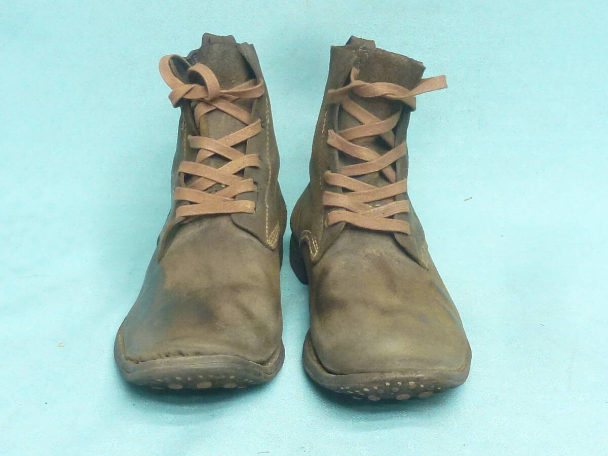Former Japanese army original NCO soldiers Leather boots WWⅡ military IJA IJN