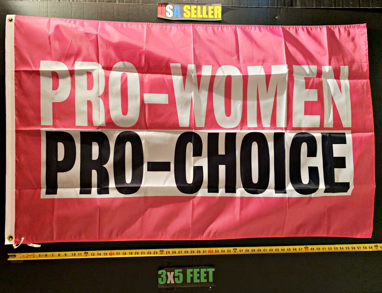 Pro Women Pro Choice Flag FREE USA SHIP Pink Pro Choice Women Girl USA Sign 3x5\'