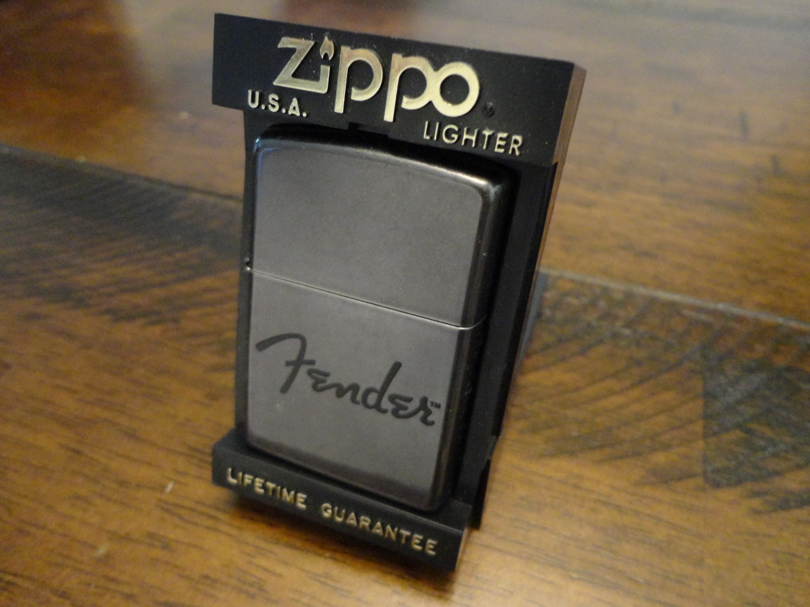 FENDER GUITARS GREY DUSK ZIPPO LIGHTER MINT IN BOX 2012