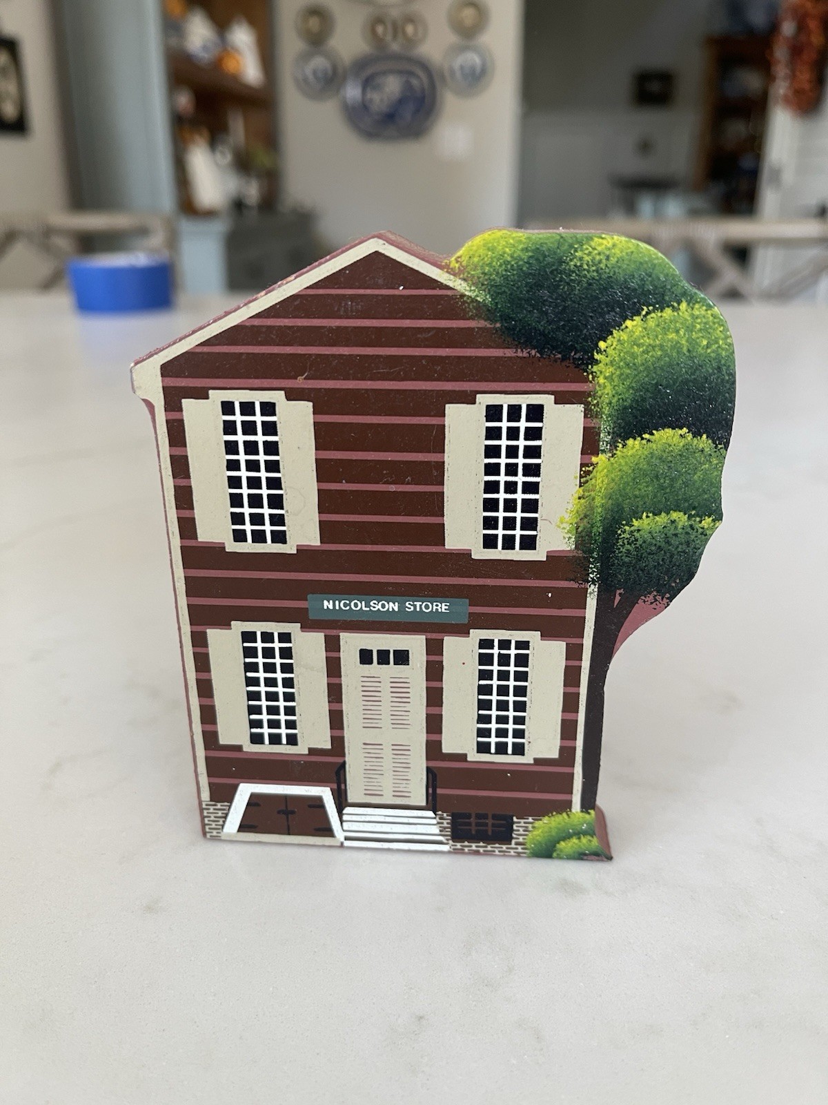 Handmade Wood Nicolson Store Williamsburg Virginia Colonial Decorative Building