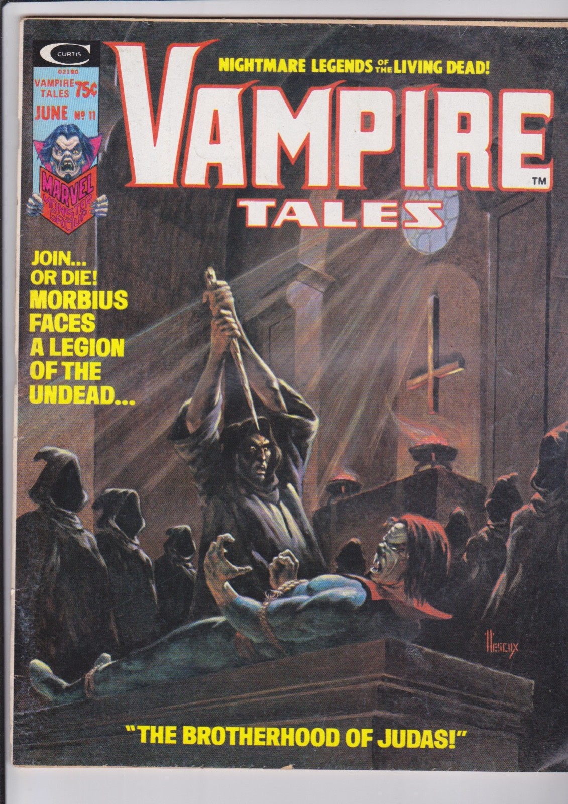 Vampire Tales #11, 1975 Marvel / Curtis Magazines, Morbius