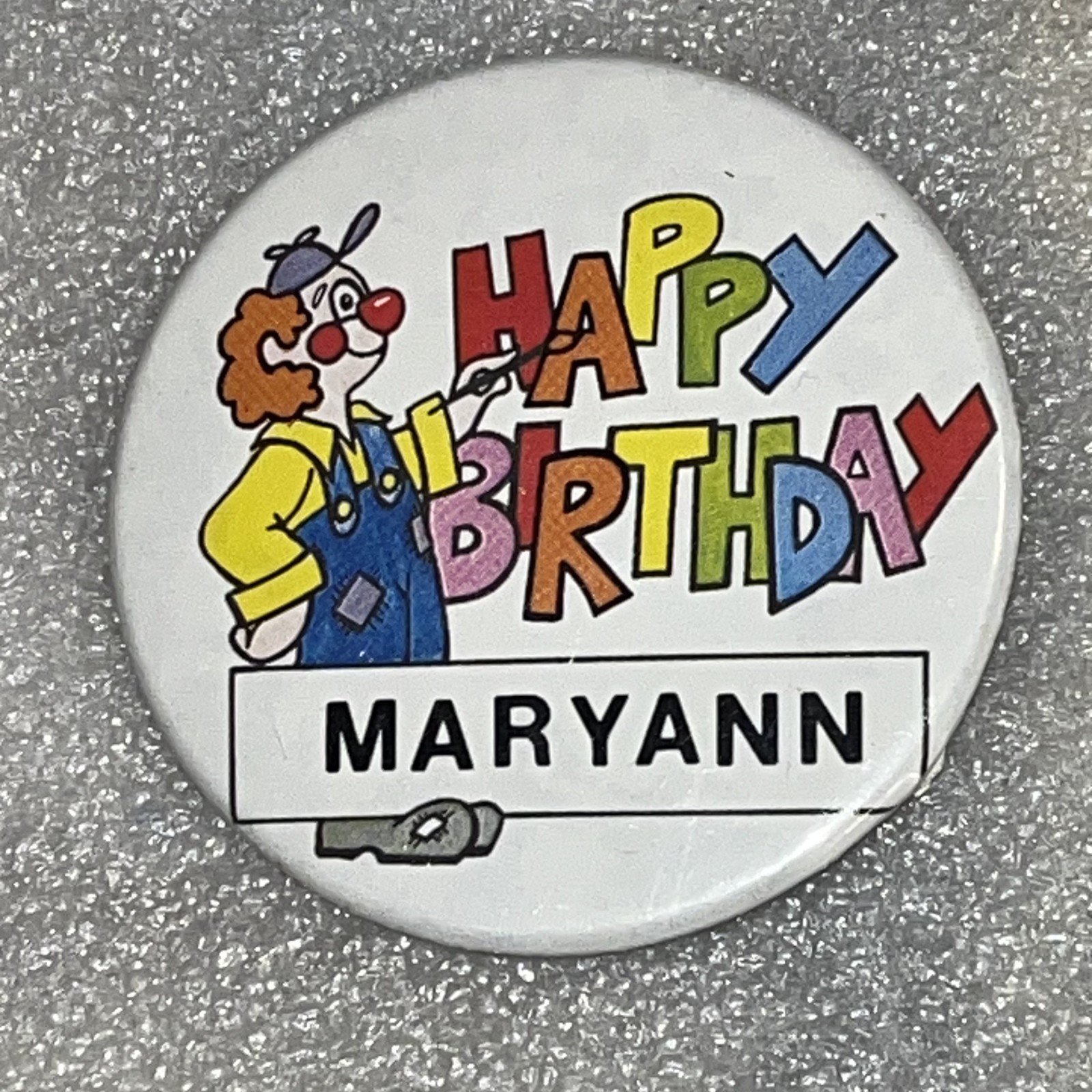 Vintage Happy Birthday MARYANN 2.5\