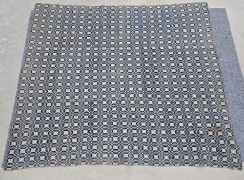Antique 1800\'s Blue & White Coverlet Lindsey Woolsey VA Plantation 77\