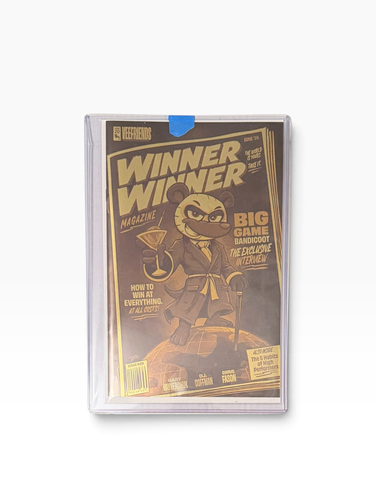 VeeFriends Comics #20 Big Game Bandicoot Gold /10 Very Rare