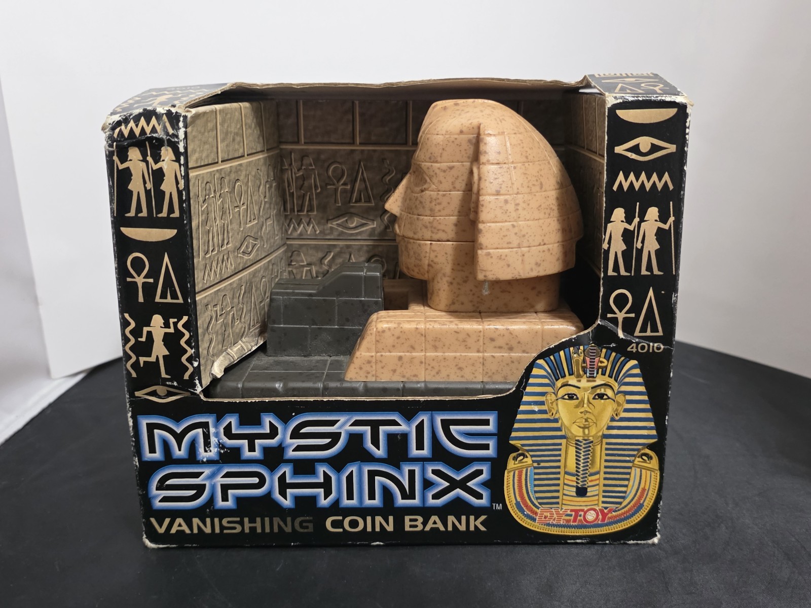 Vintage 1996 Mystic Egyptian SPHINX Vanishing Coin Bank Giza Pyramids Egyptology Vintage 1996 Mystic Egyptian SPHINX Vanishing Coin Bank Giza Pyramids Egyptology