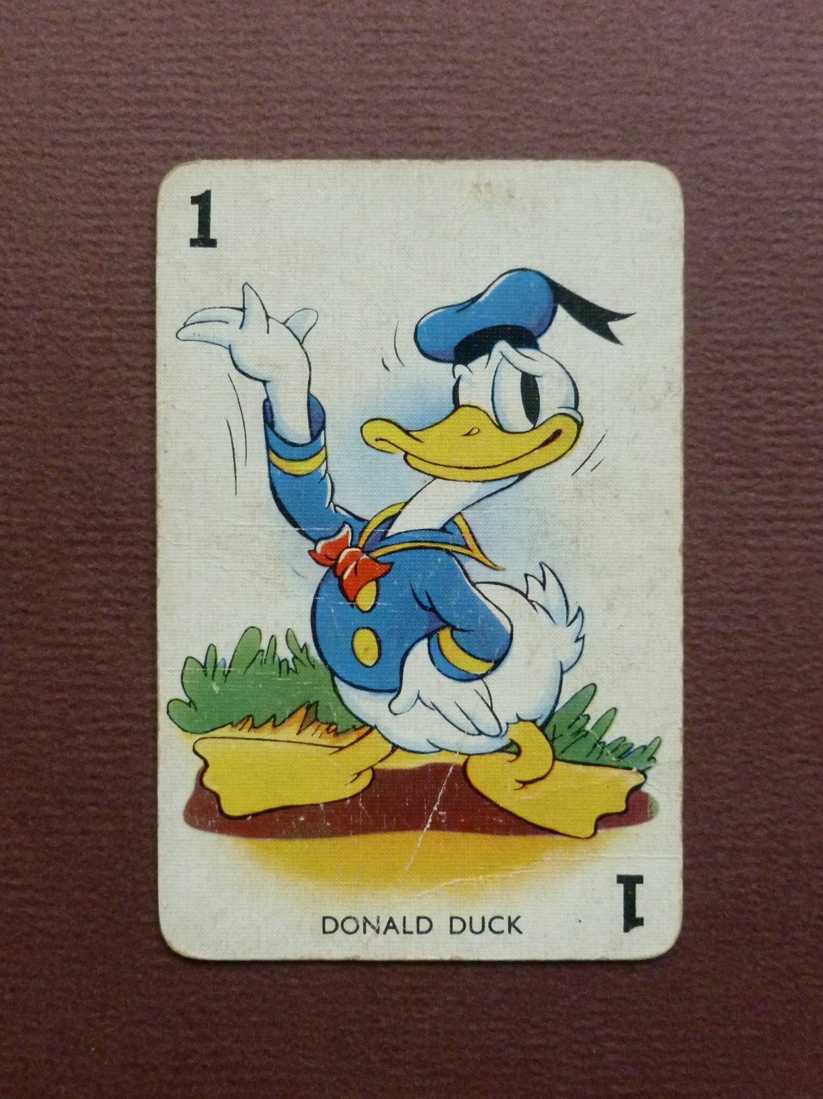 1938 Castell Bros - Walt Disney Shuffled Symphonies - DONALD DUCK - Blue Back