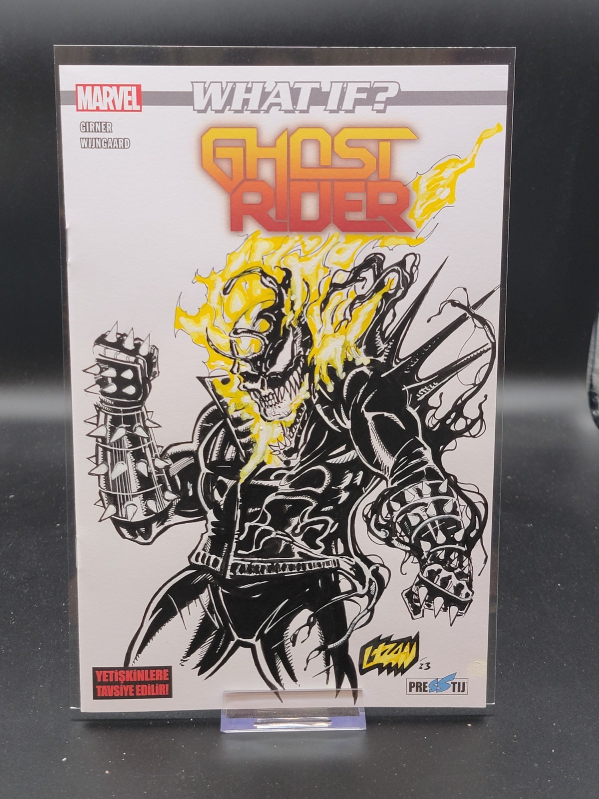 What If? Ghost Rider #1 Blank • Marvel • 2018 • Vol. 1 • Sketch by Frank Uzan