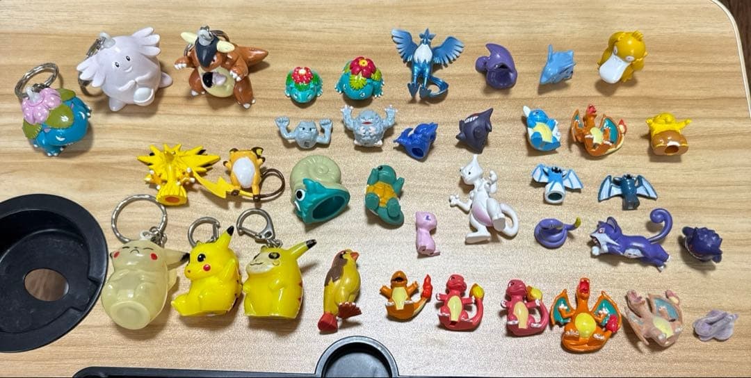 Pokemon Generation 1 Mini Figure Keychain Lot About 40 Collectible 15+