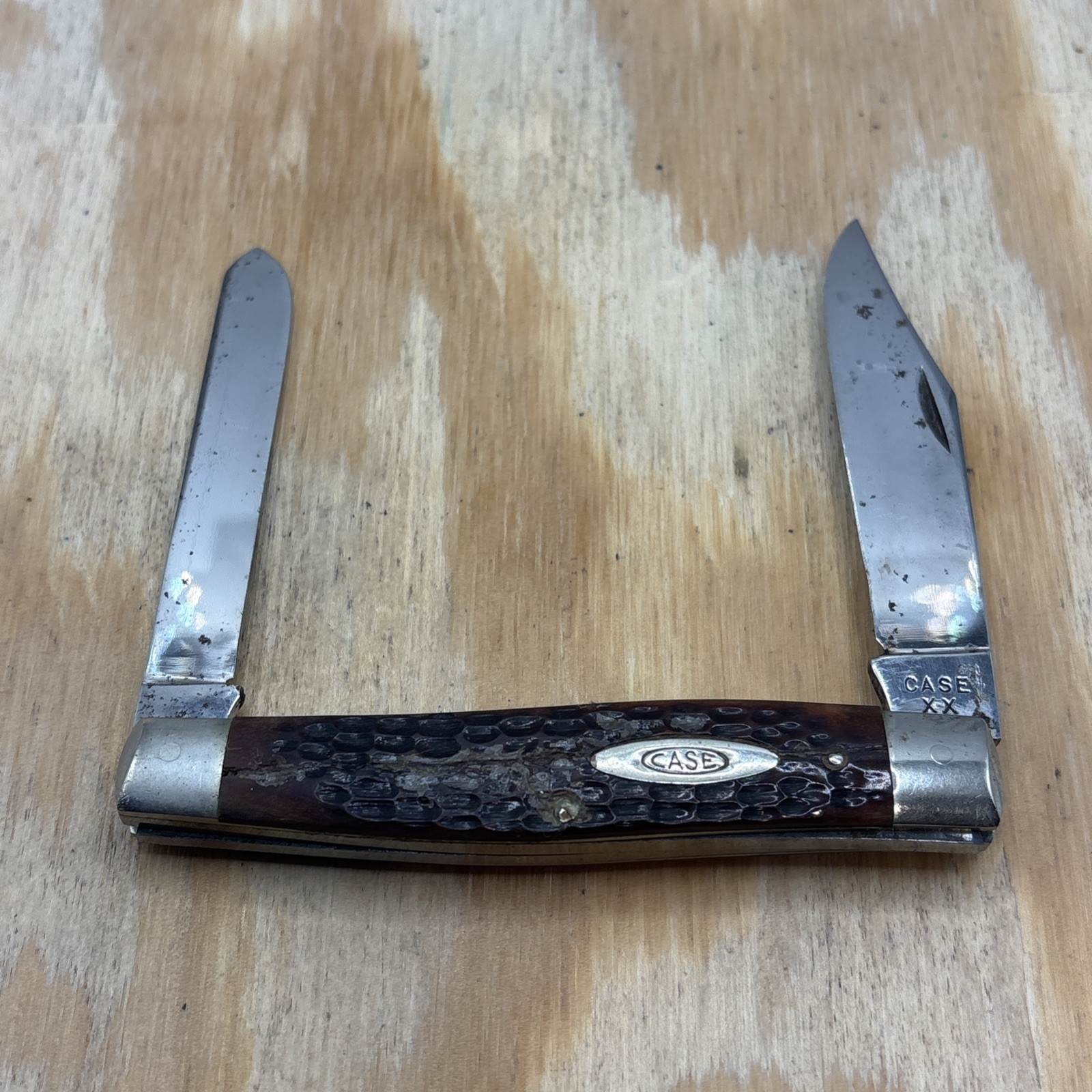 Vintage Case XX 1940-1964 Beautiful Redbone 6275SP Moose Knife (Read)