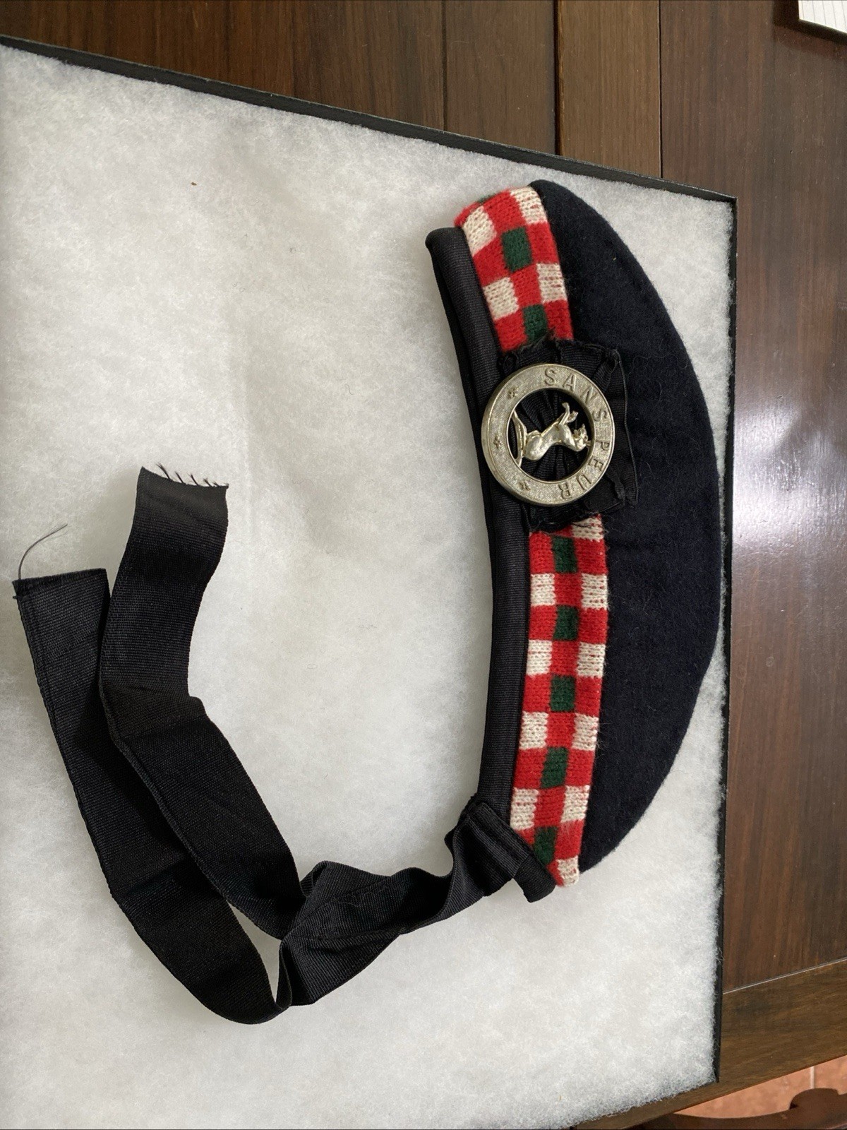 Seaforth Highlanders Glengarry Cap 1910-1946 With Badge