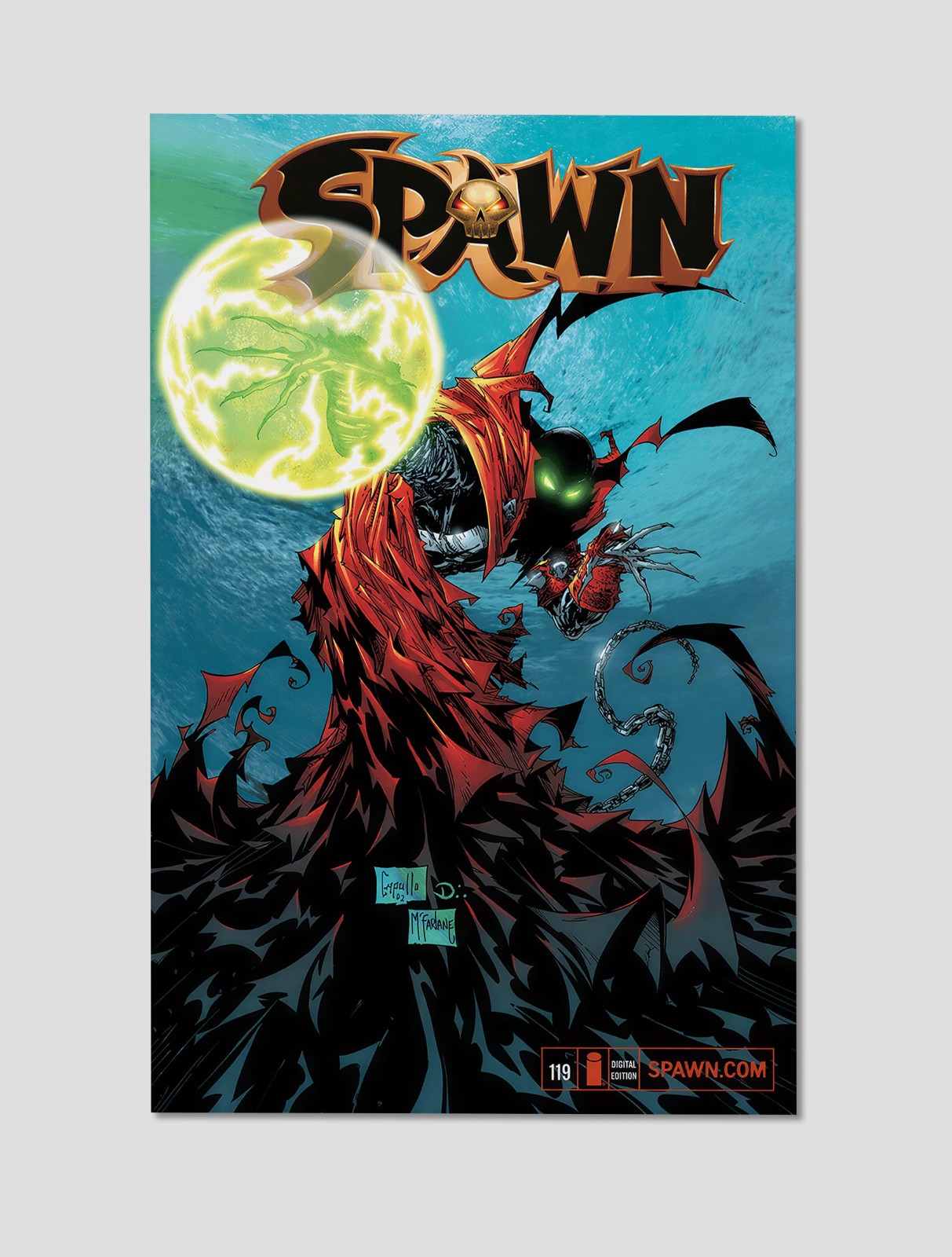 Spawn #119 Demonic Avenger Premium Giclee Print Poster 11x17 Image  Wall Art