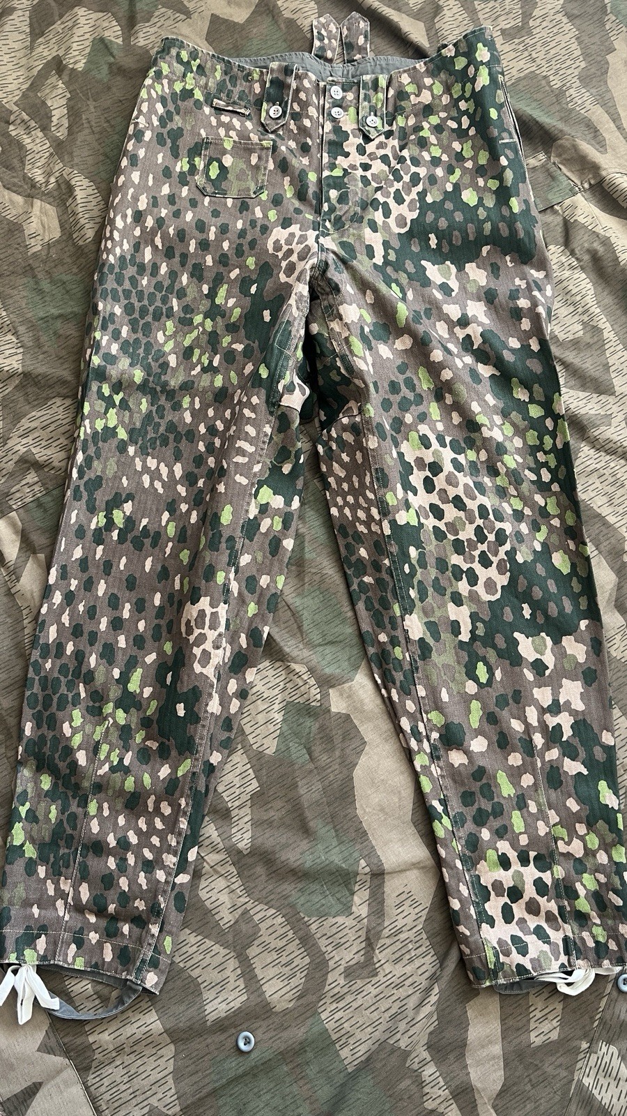 WWII Erbsenmuster Uniform Set Jacket & Pants Repro