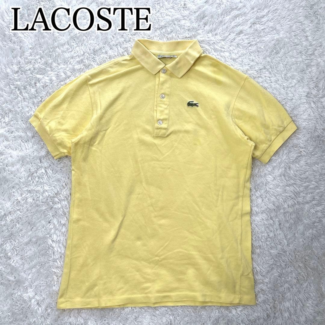 Lacoste CHEMISE Vintage 70S French Fleraco Polo Shirt Yellow Fluraco Kanoko Men