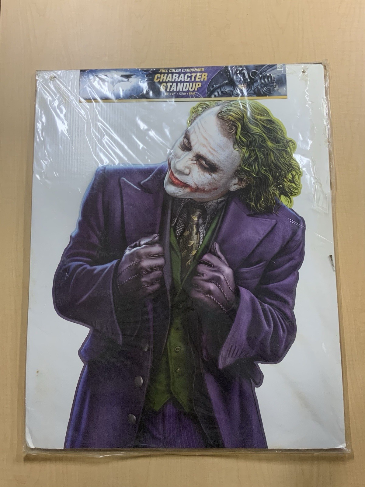 Heath Ledger Joker Standee 2008 Standup Batman The Dark Knight HTF