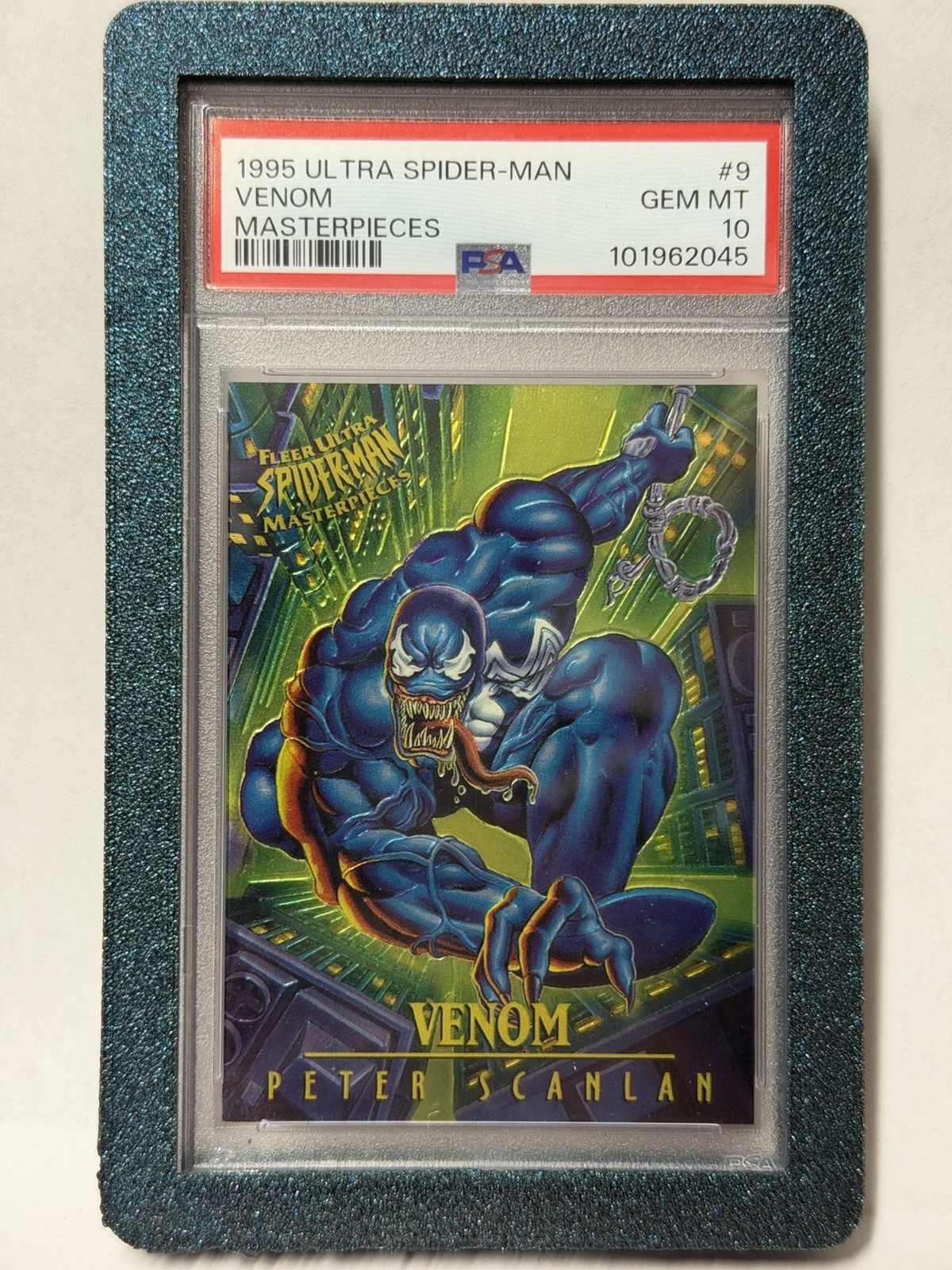 1995 Fleer Ultra Spider-Man Masterpieces Venom PSA 10