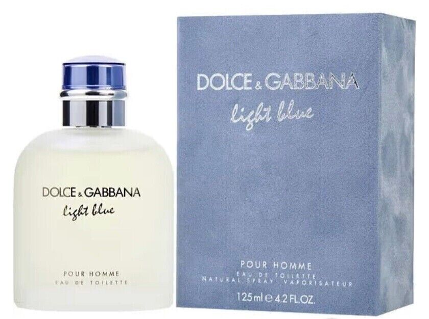 Dolce & Gabbana Light Blue 4.2oz Men's Eau de Toilette Spray Brand New Sealed