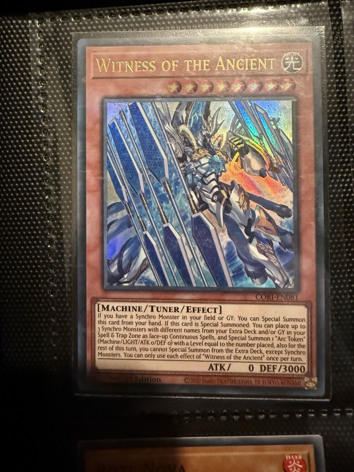 Yugioh Witness Of The Ancient CORI-EN081