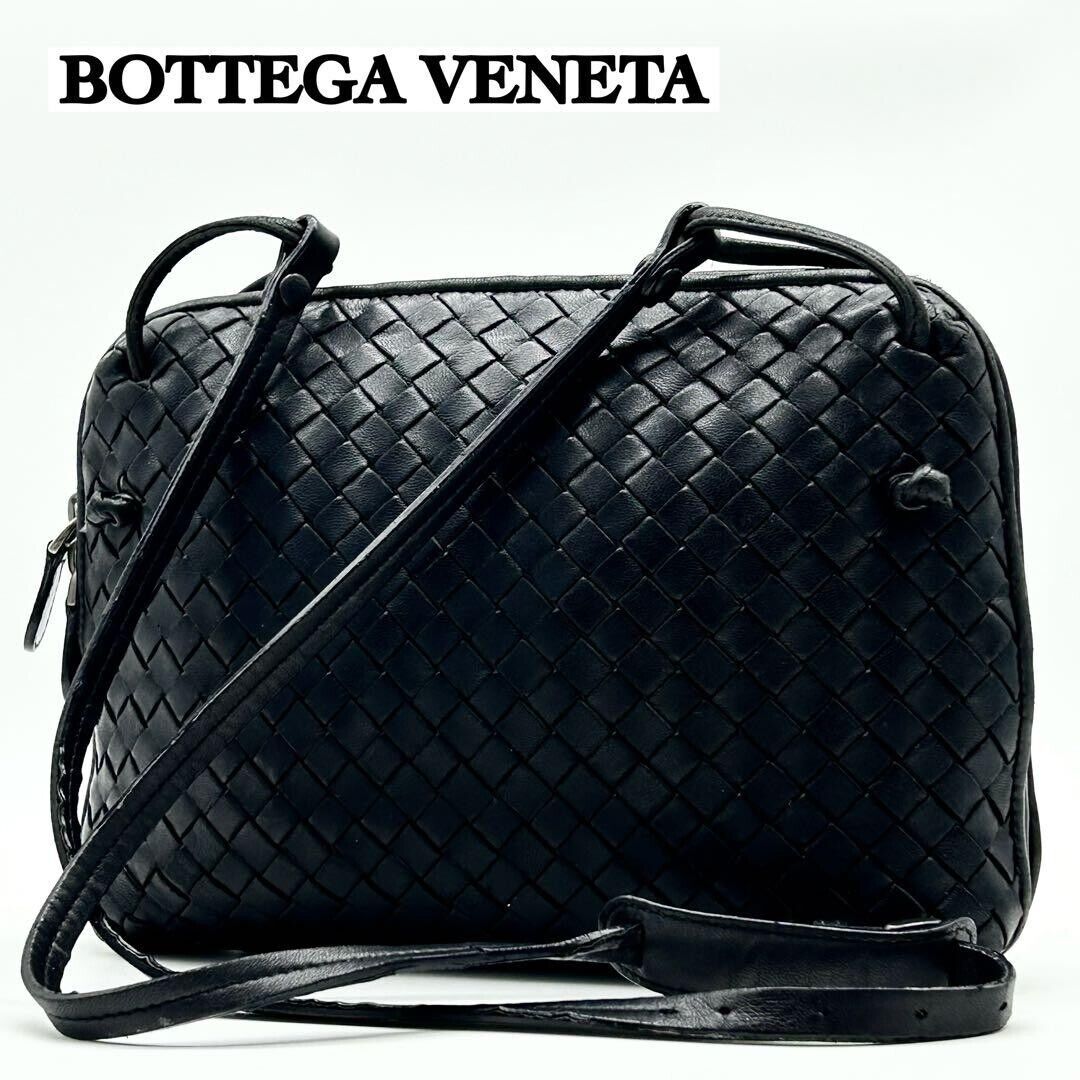 Bottega Veneta Shoulder Crossbody Bag Nodini Intrecciato Black From Japan