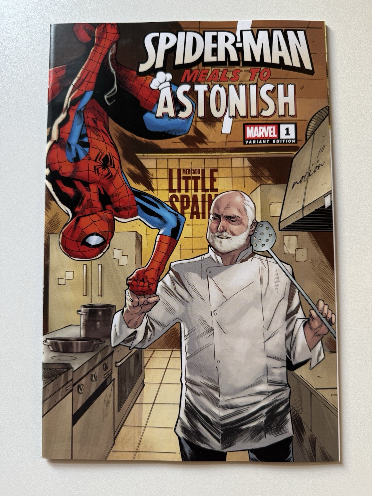 Spider-Man Meals to Astonish #1 Little Spain Jose Andres Variant Marvel Comics