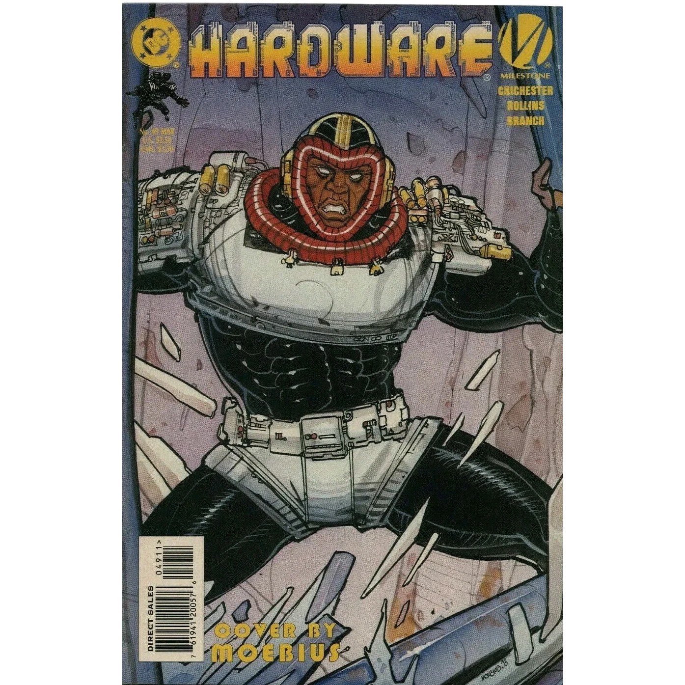 Hardware #49 1993 DC Milestone Comic Cover by Moebius Static 45 1
