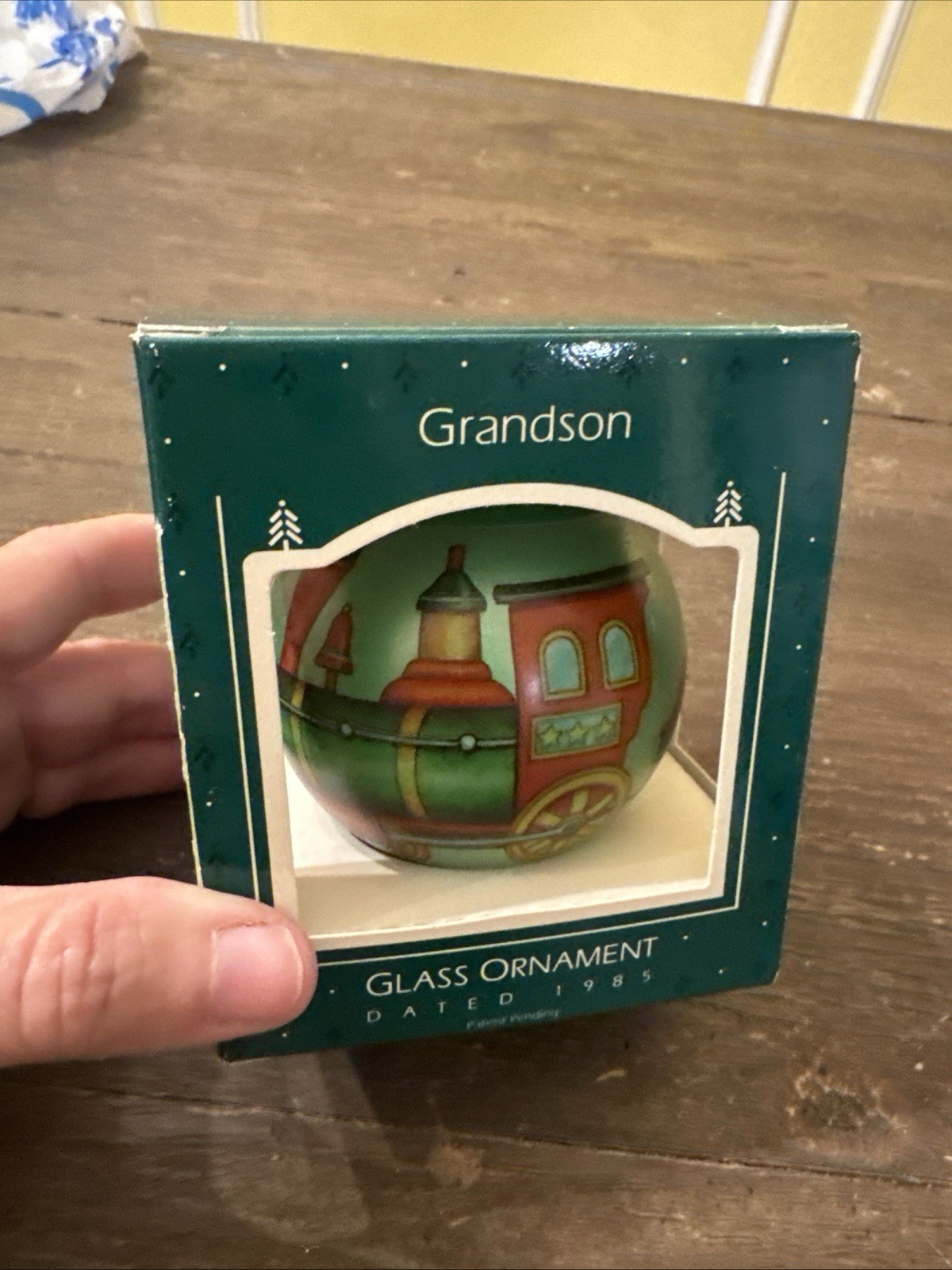 Hallmark Keepsake Ornament 1985 Grandson Train Hallmark Keepsake Ornament 1985 Grandson Train