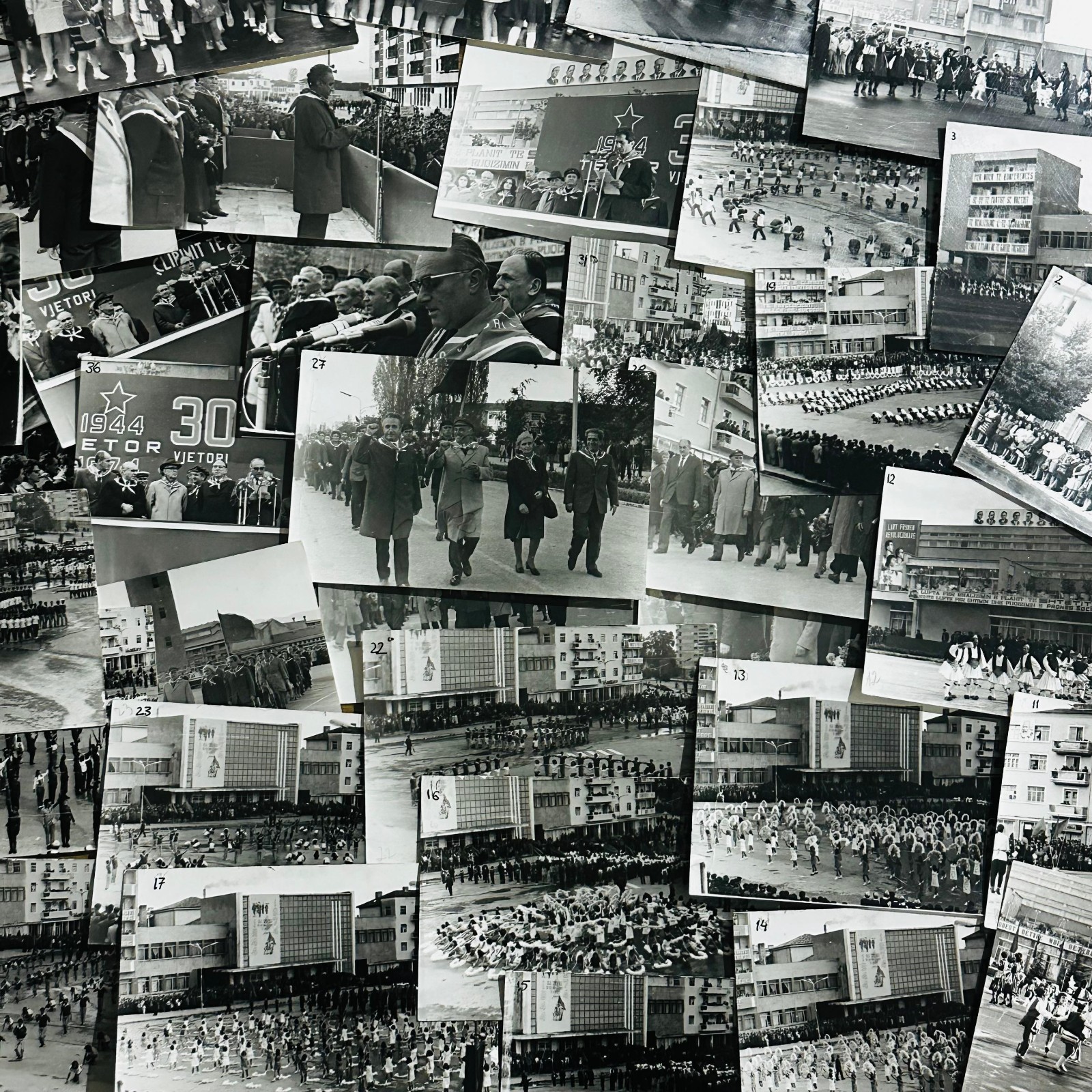 RARE ALBANIA COLLECTION OF PHOTOS 30 ANNIVERSARY OF KORÇA LIBERATION 1974
