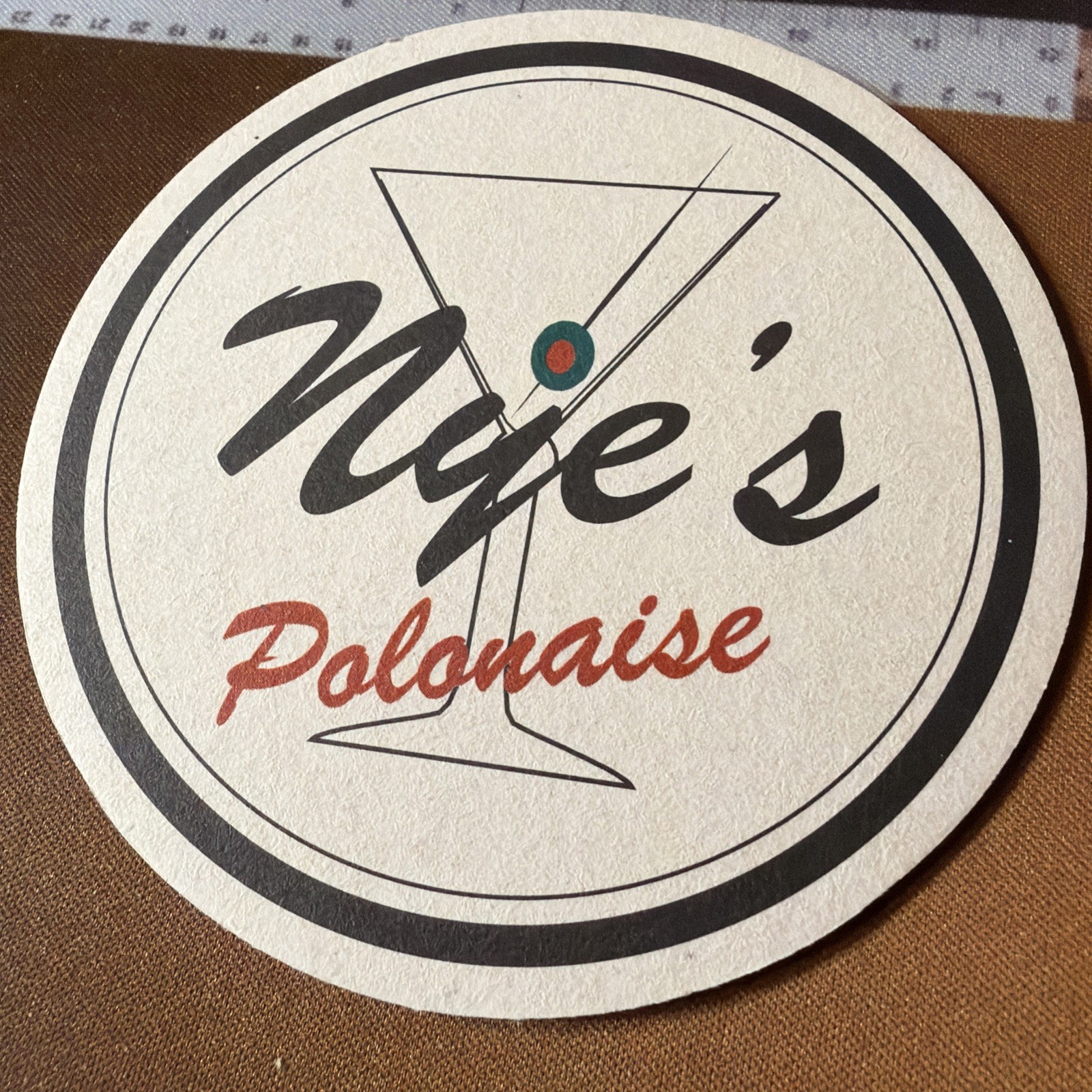 Vintage Al NYE’S Polonaise Room Restaurant Minneapolis Minnesota beer coaster Vintage Al NYE’S Polonaise Room Restaurant Minneapolis Minnesota beer coaster