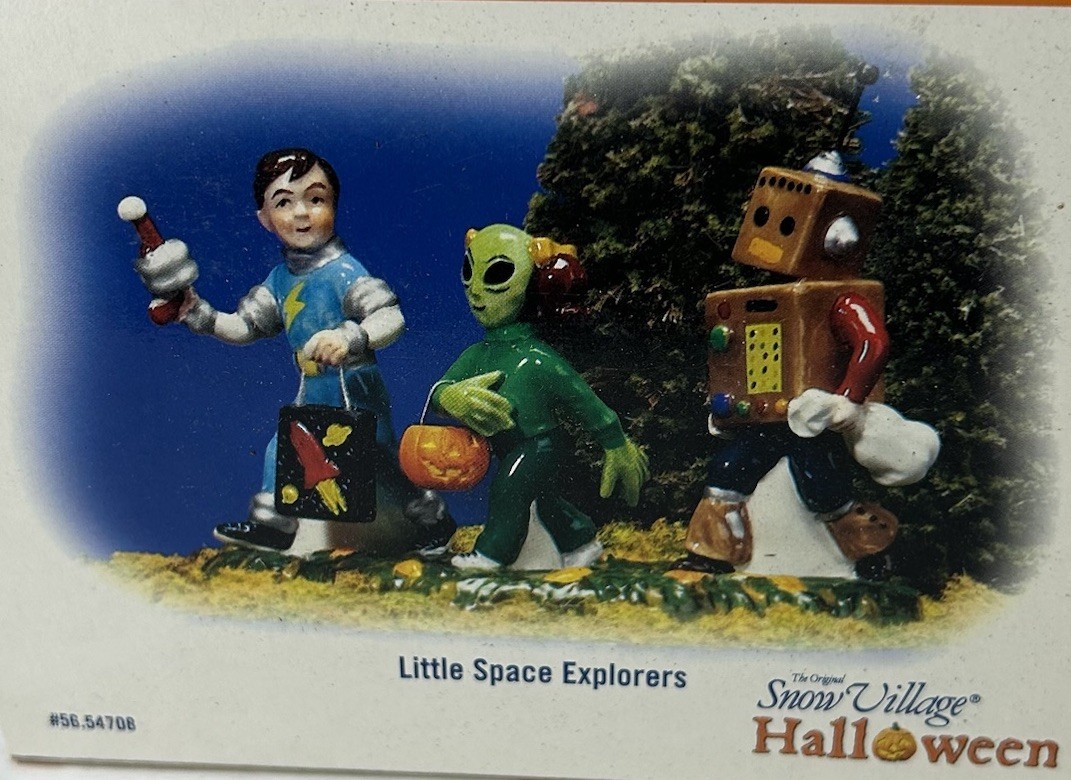Dept 56 Little Space Explorers Halloween Snow Village #56.54708 - Retired