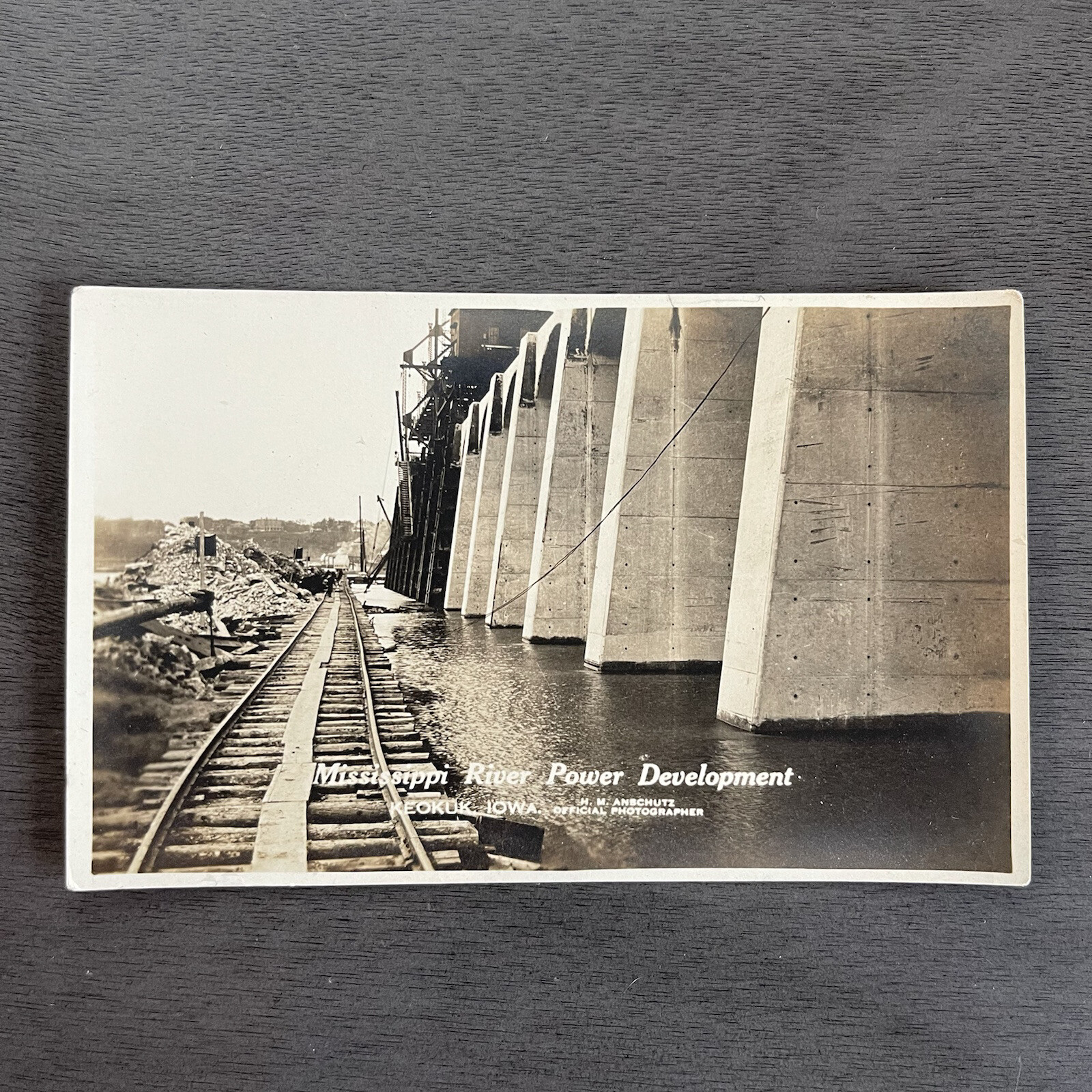 Mississippi River Power Development RPPC Keokuk Iowa Unposted H.M. Anschutz