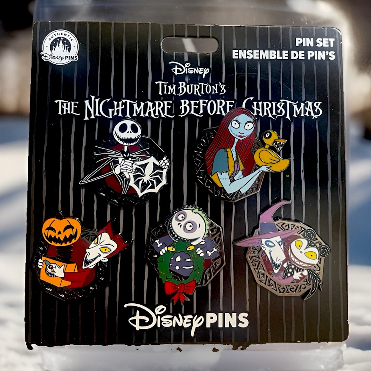 Disney Tim Burton’s The Nightmare Before Christmas Pin Set - Halloween Theme NEW