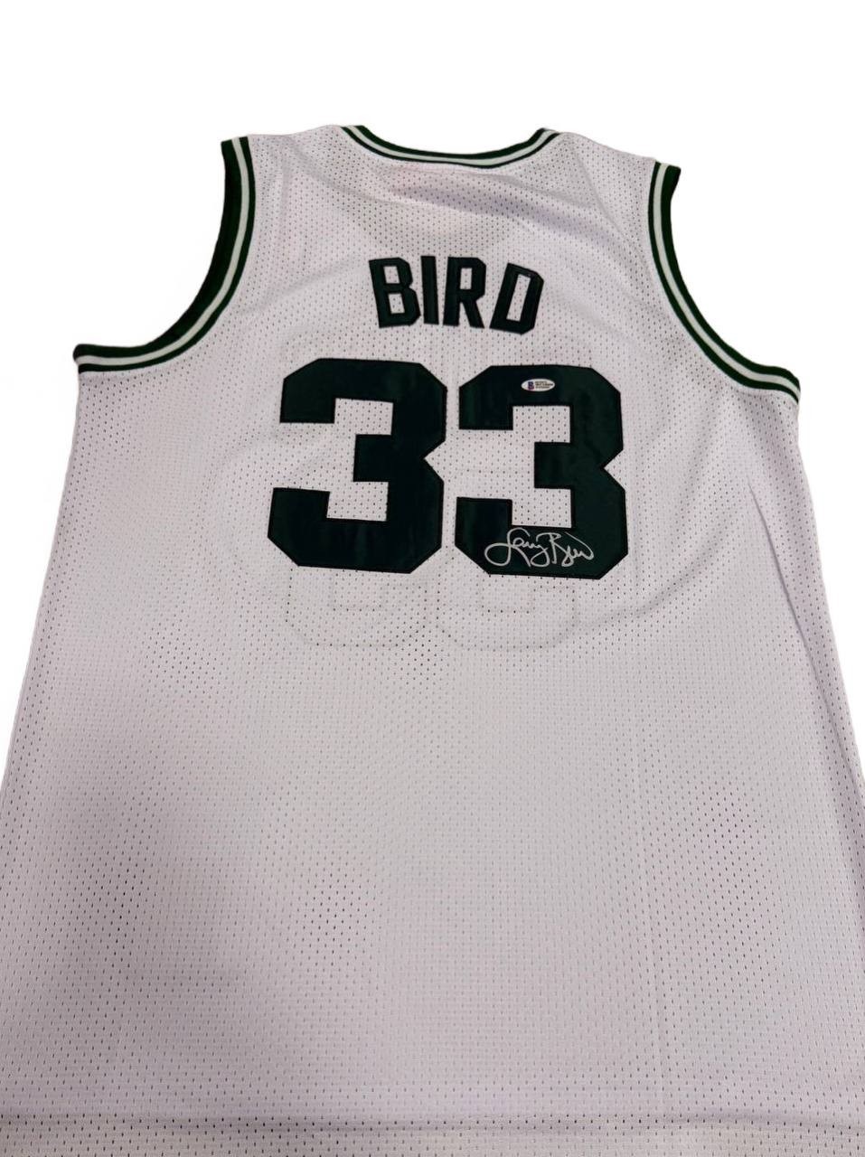 Larry Bird #33 Autographed NBA Jersey CELTICS Beckett COA