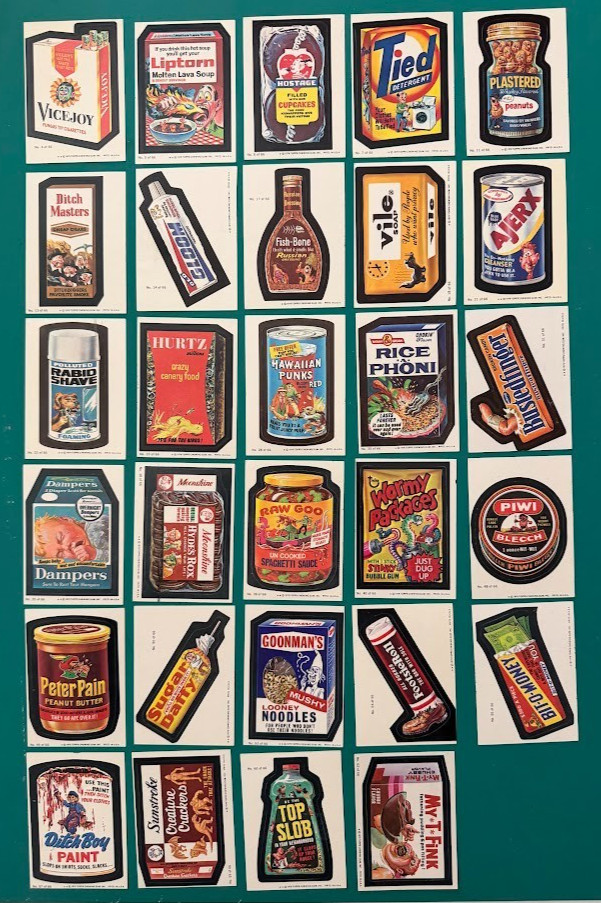 Vintage 1979 Topps Chewing Gum Wacky Packages Stickers  29 Card Lot