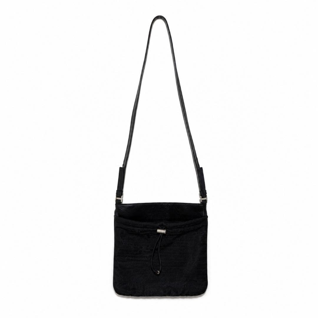 PRADA Women Bag Jacquard Shoulder Black VHTF Designer Collection Popular Product