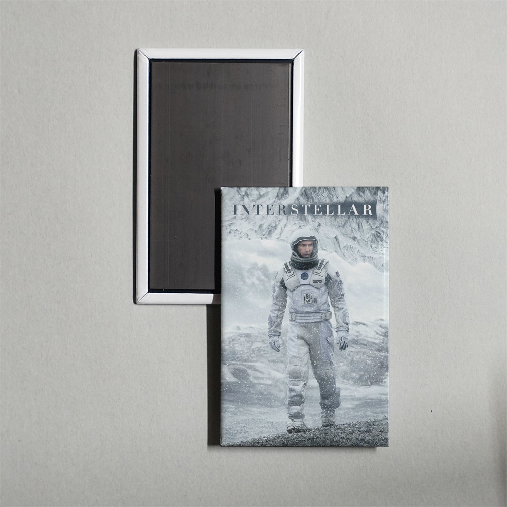 Interstellar Mini Movie Poster Fridge Locker Magnet