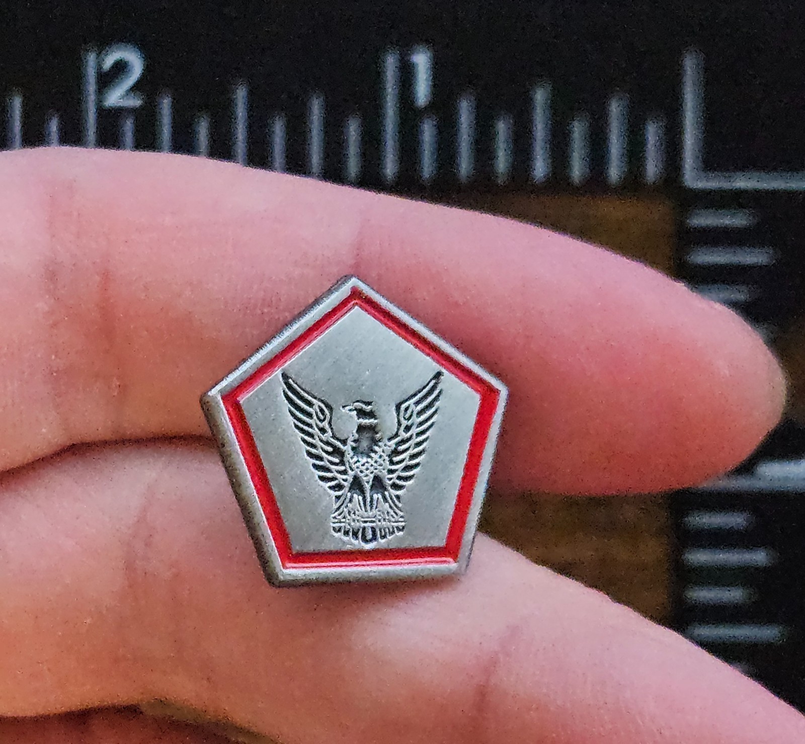 2013 National Boy Scout Jamboree Pin of the Day Red Border Boy Scout BSA Pin