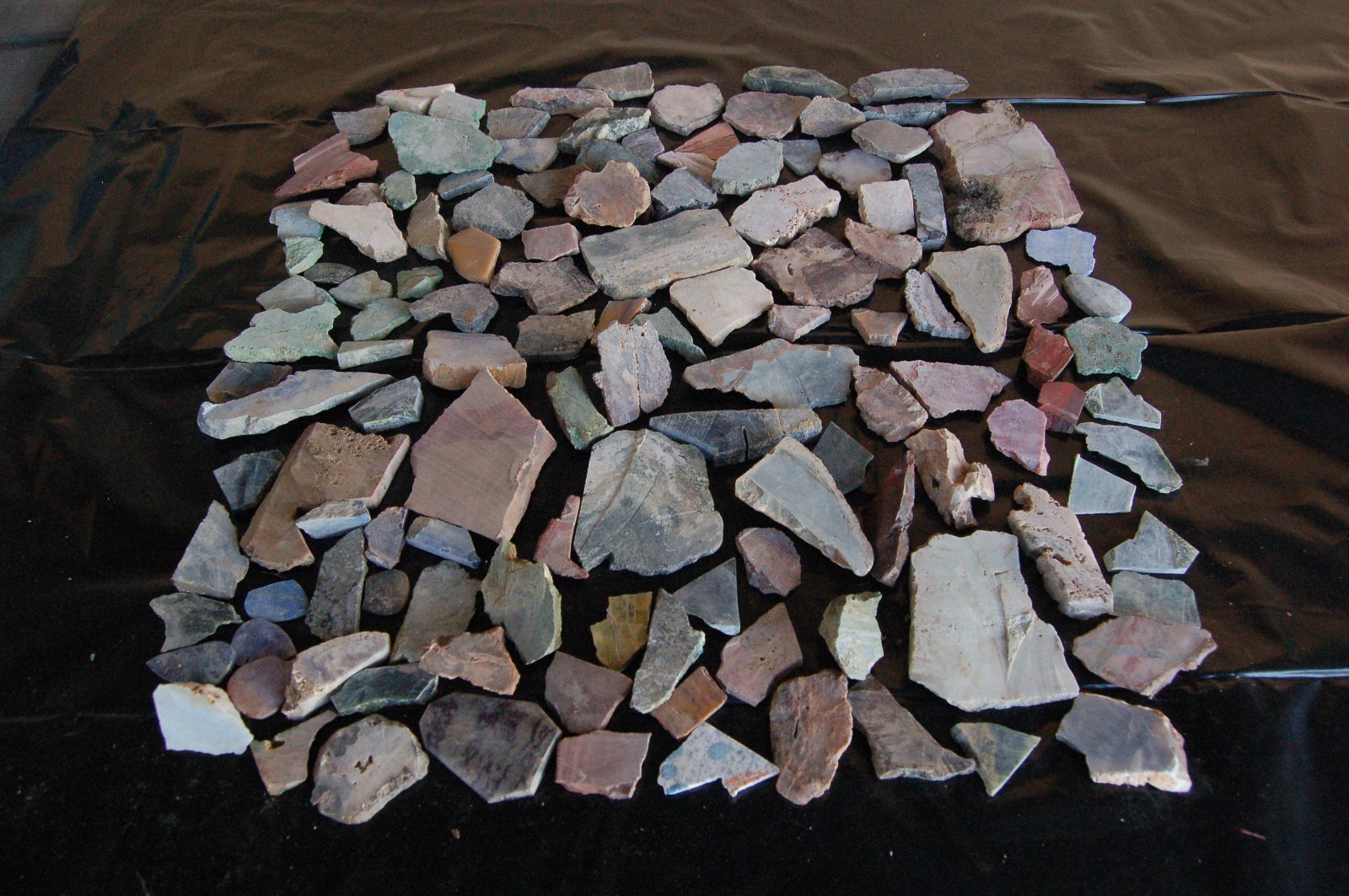 Miscellaneous Jasper, Agate, Calcite Onyx Slabs End Cuts Ect.