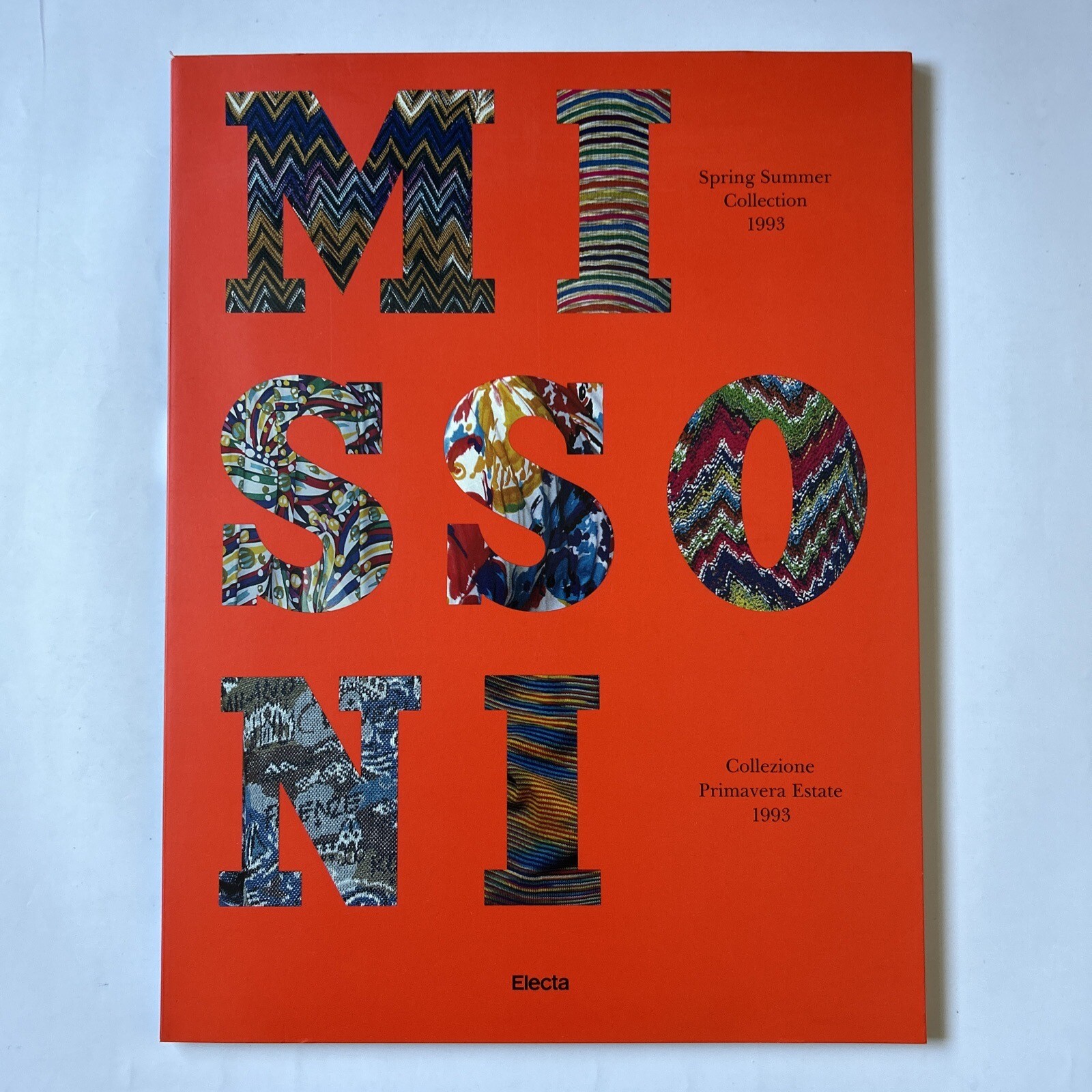 MISSONI Vintage 1993 Spring Summer  Collection Catalog Fashion Lookbook