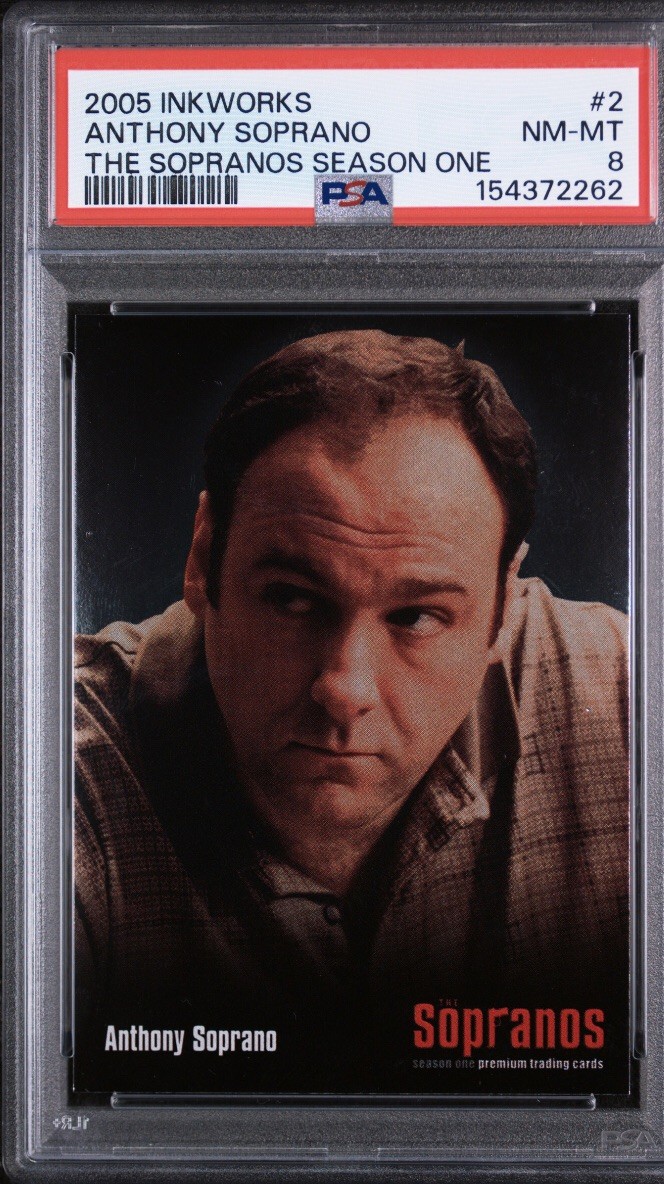 2005 Inkworks The Sopranos #2 Tony Soprano Rookie PSA 8 🔥 CARD HARD GRADE 🔥