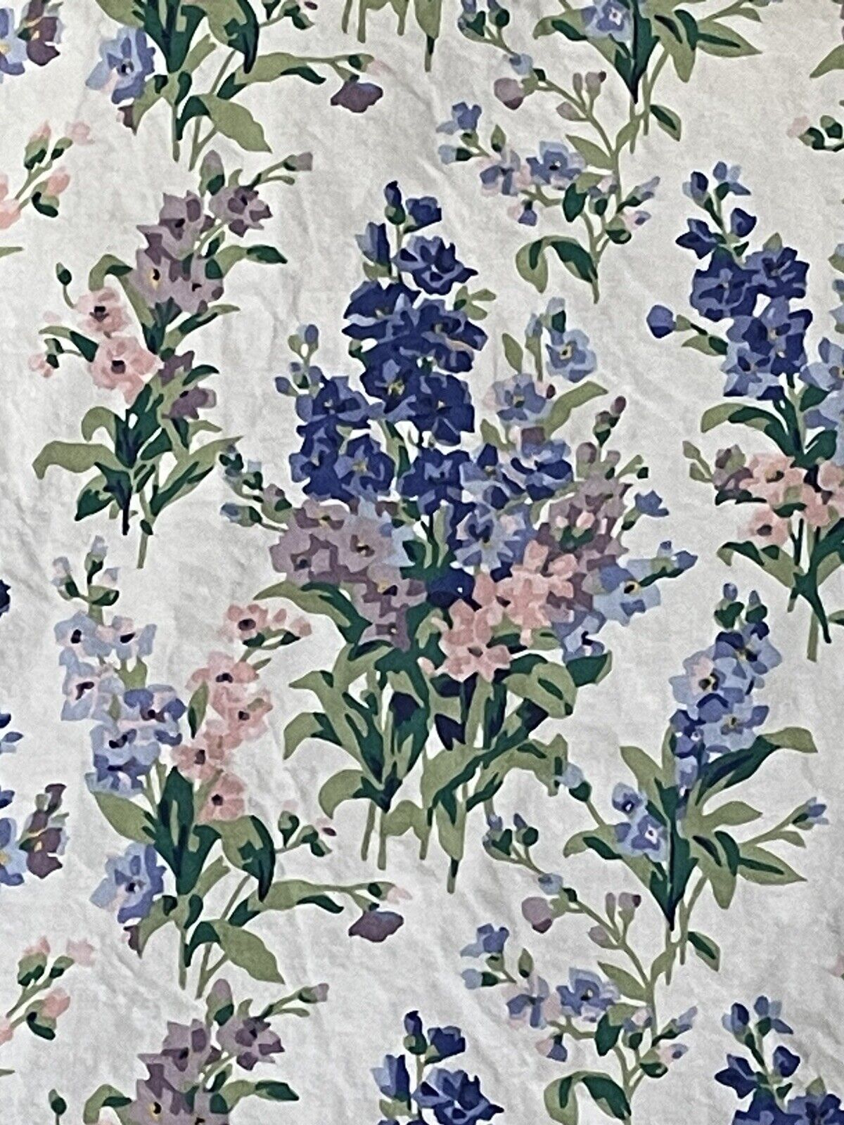 Vintage Laura Ashley Interiors Fabric ENGLISH COUNTRY PRINT Approx 2-1/2 Yards