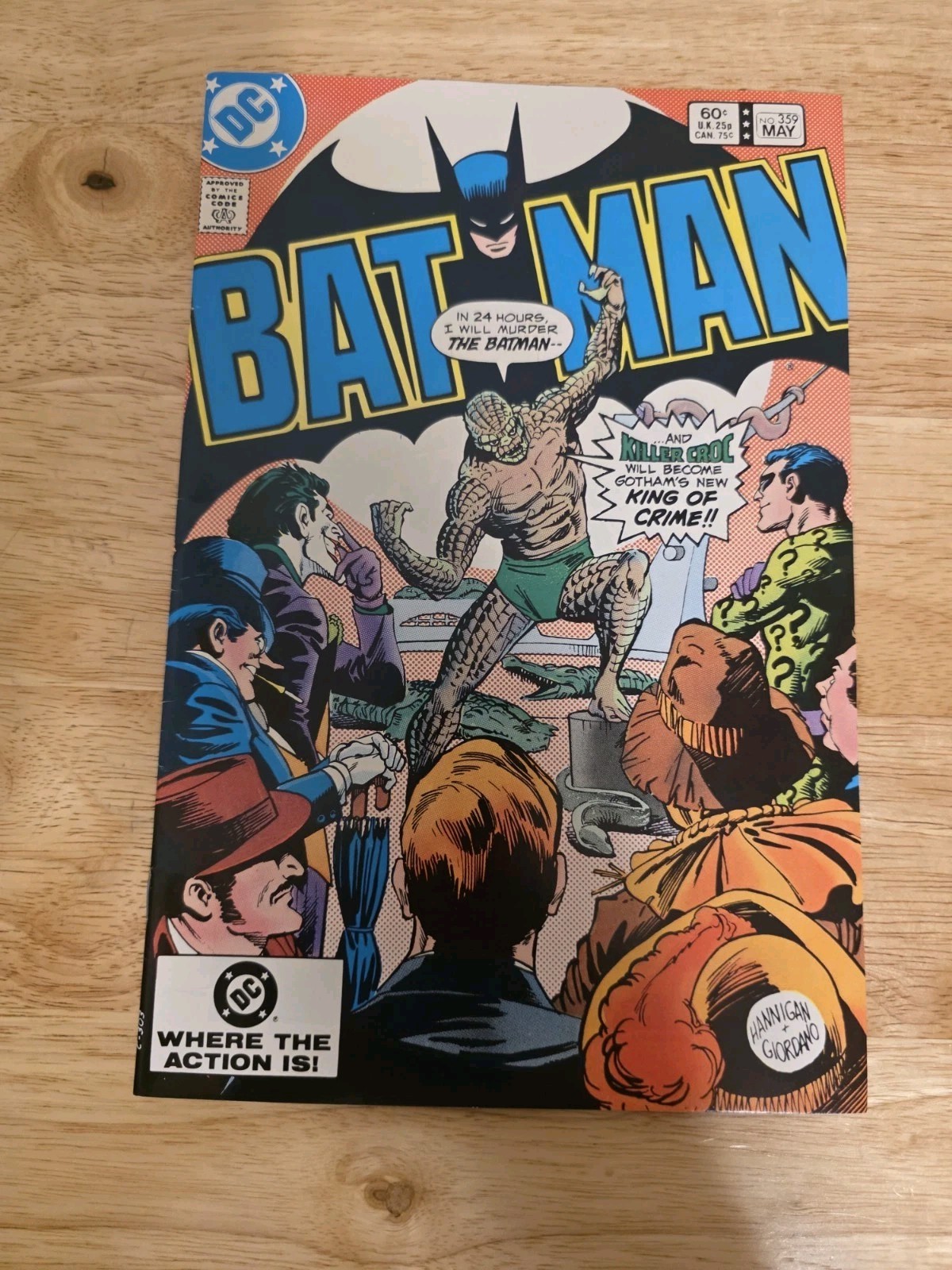 Batman #359 1983 DC Comics 1st Print Killer Croc