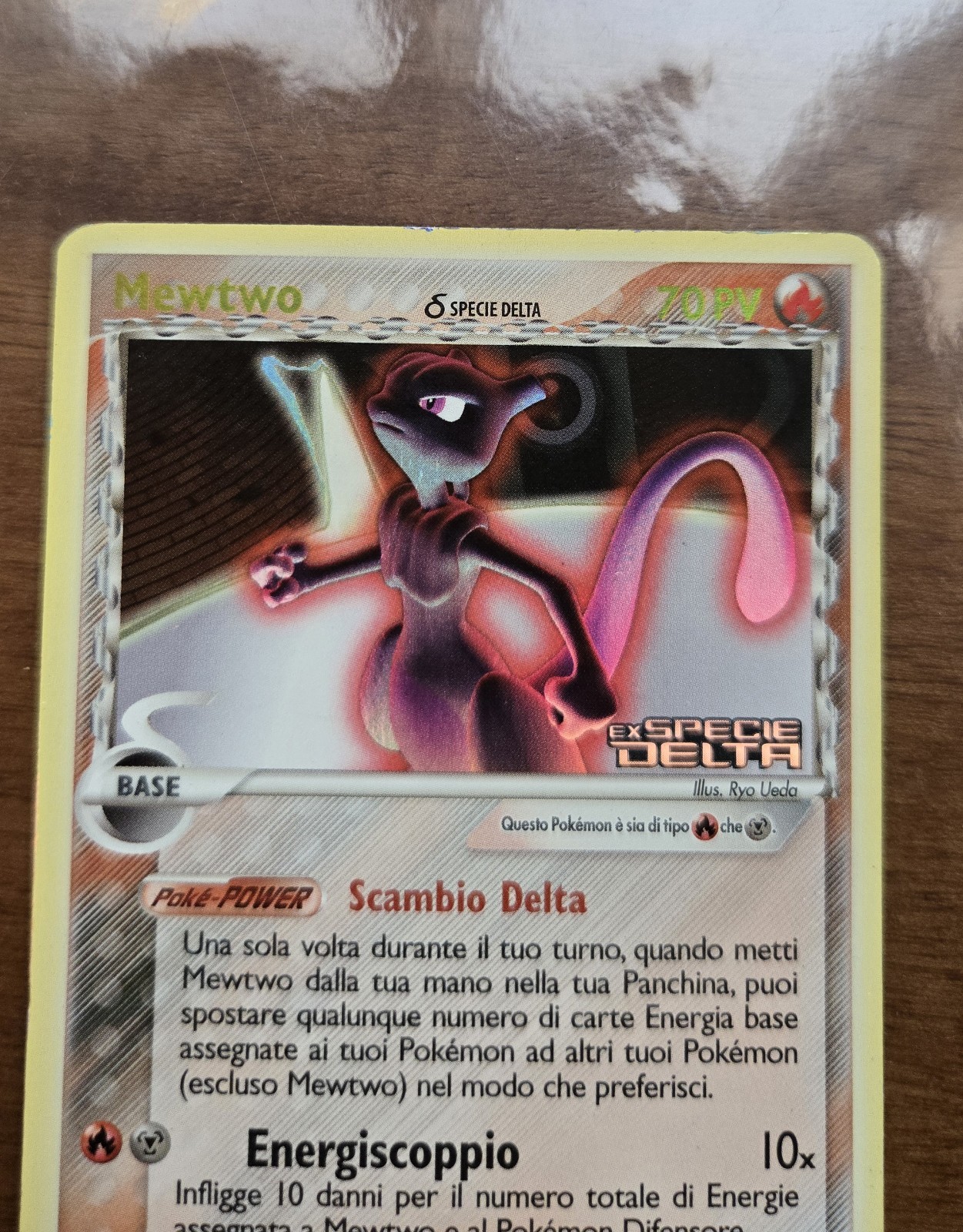 Mewtwo 12/113 Holo EX Specie Delta Italiano EX Delta Species Rare Pokemon card