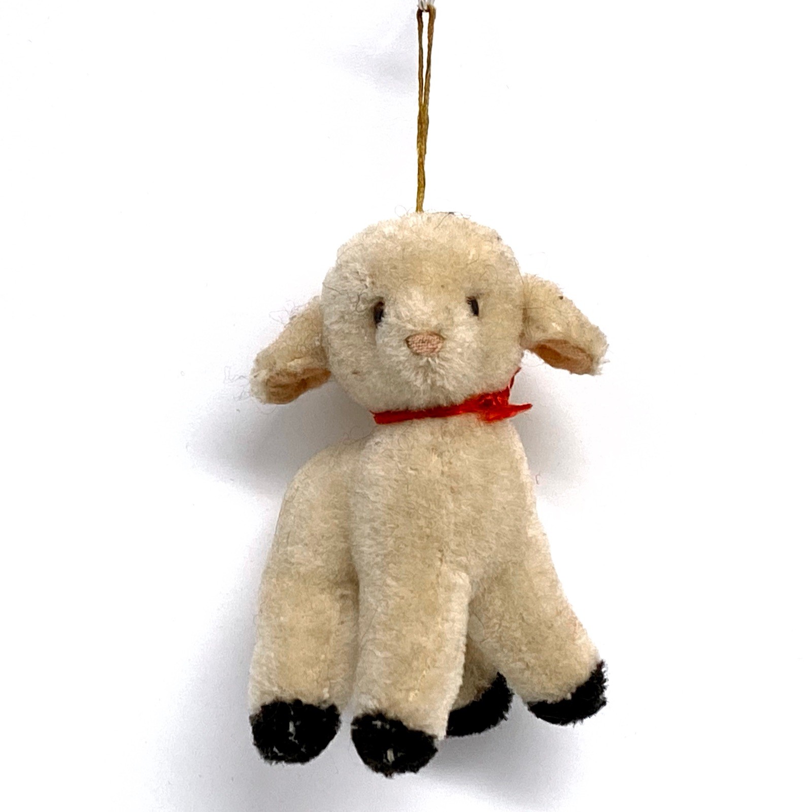 Vintage Little Lamb Plush Ornament