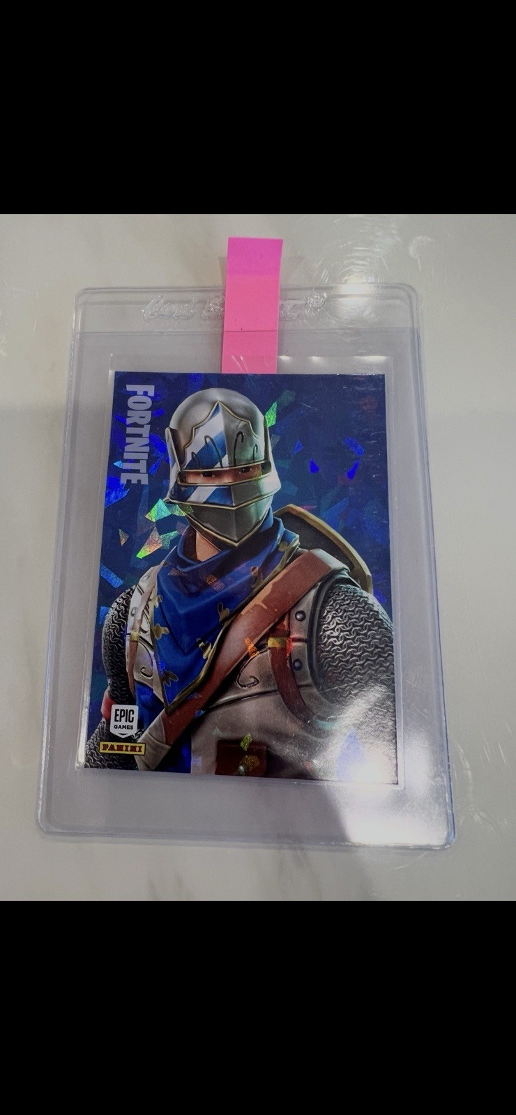 FORTNITE SERIES 1 CRYSTAL SHARD BLUE SQUIRE #157 PANINI 2019 USA PRINT 🇺🇸